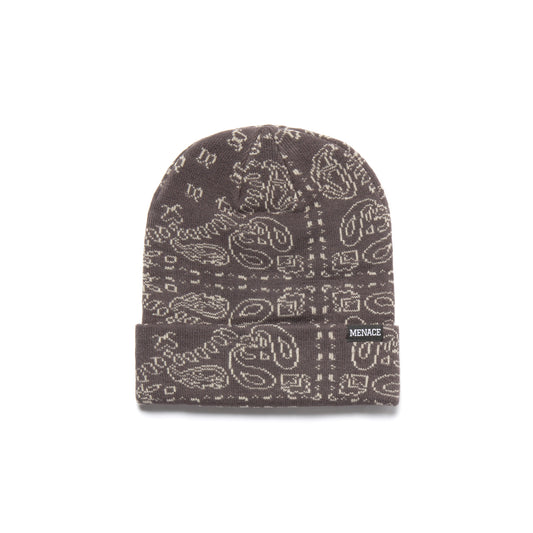 PAISLEY JACQUARD BEANIE by MENACE