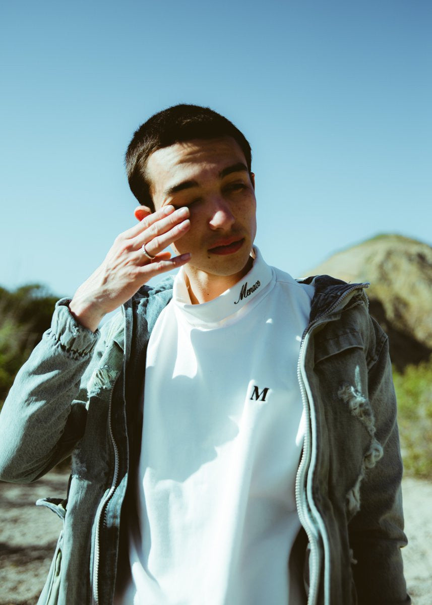 STENCIL HOODED MILITARY PARKA by MENACE