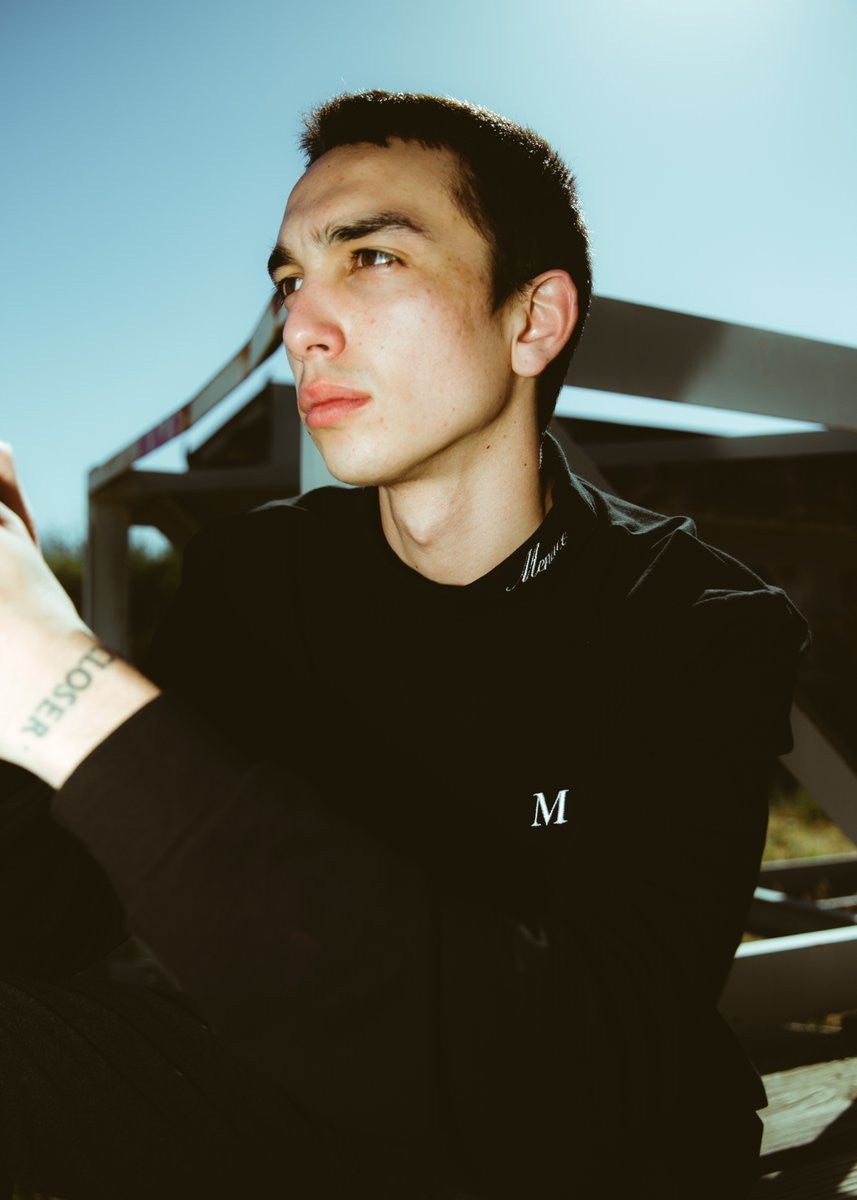 MENACE EMBROIDERED TURTLENECK by MENACE