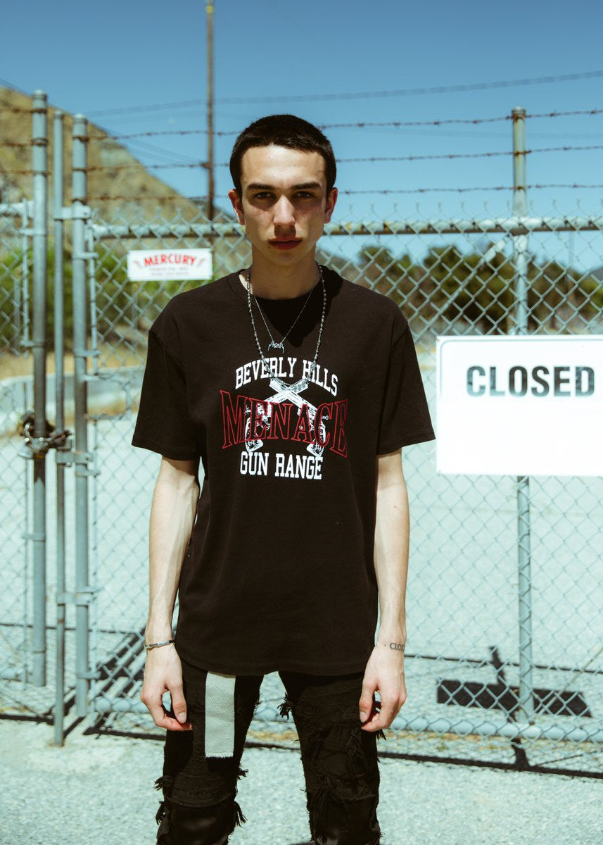 BEVERLY HILLS GUN RANGE T-SHIRT by MENACE