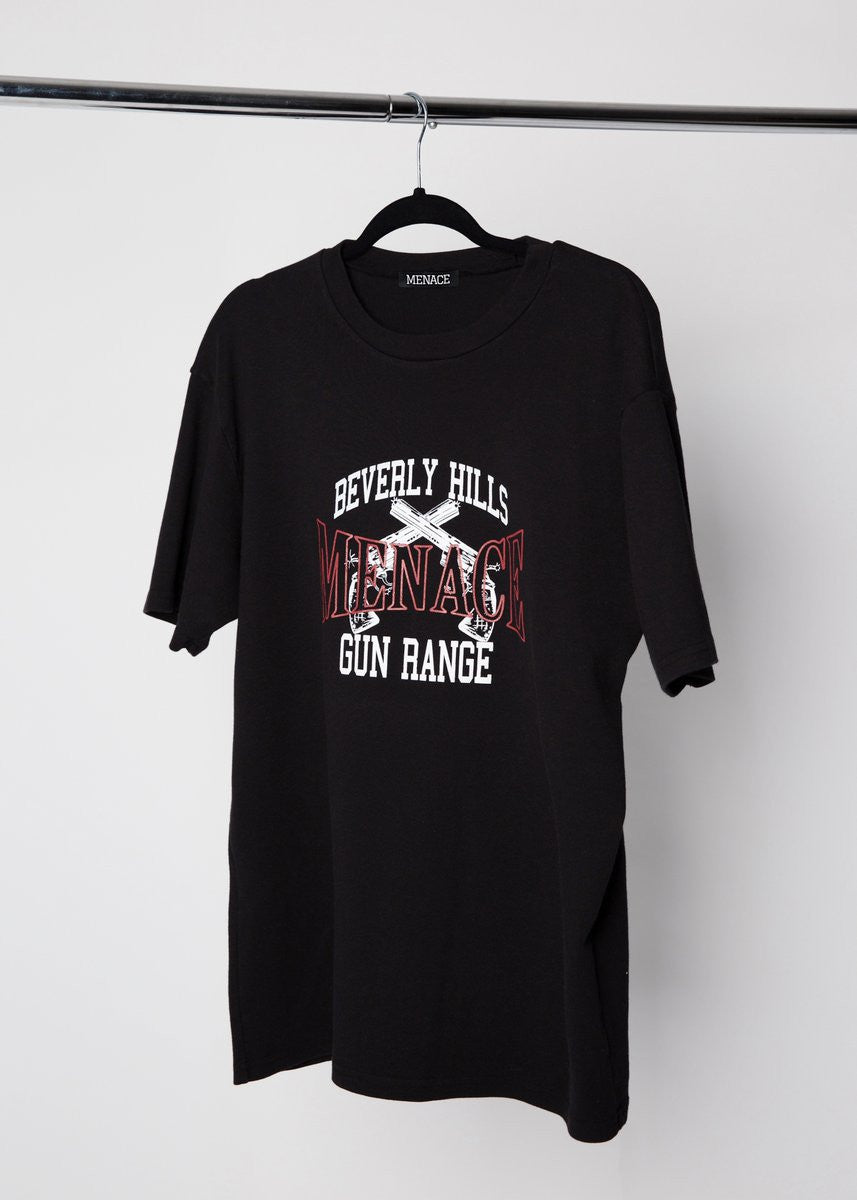 BEVERLY HILLS GUN RANGE T-SHIRT by MENACE