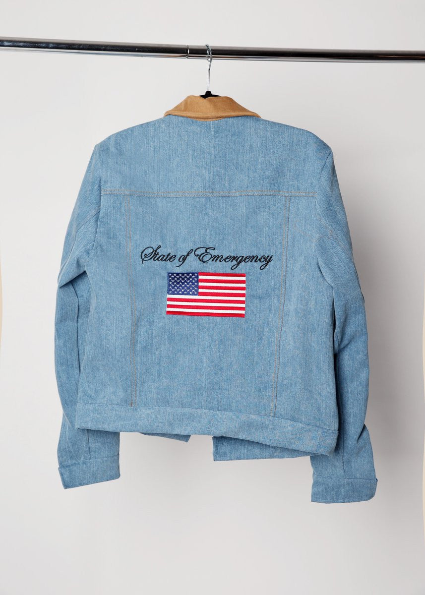 STATE OF EMERGENCY DENIM JACKET by MENACE