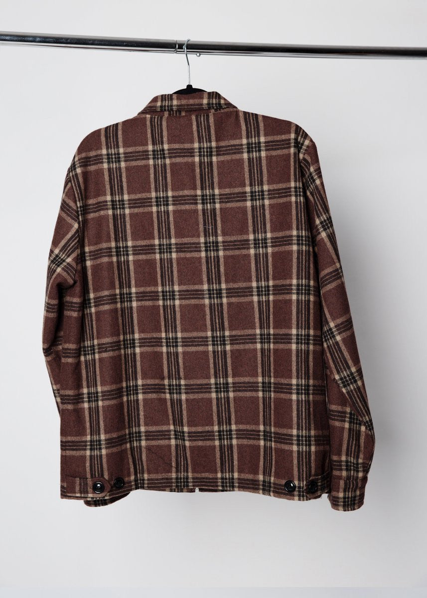 WOOL PLAID JACKET by MENACE