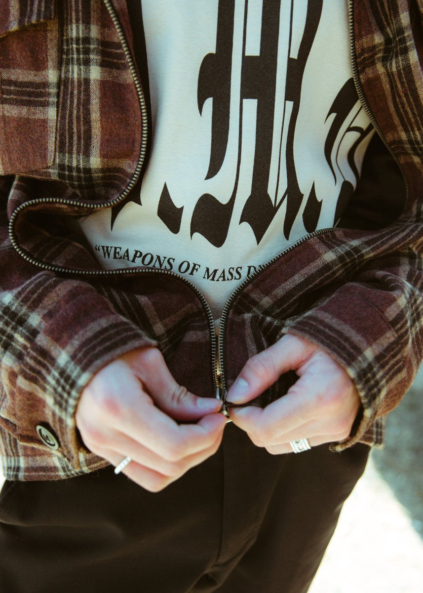 WOOL PLAID JACKET by MENACE