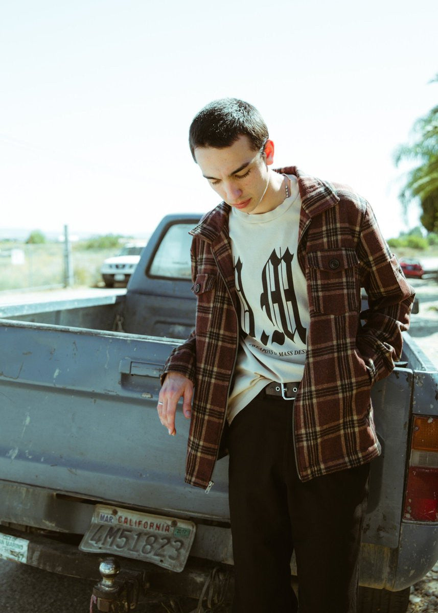 WOOL PLAID JACKET by MENACE