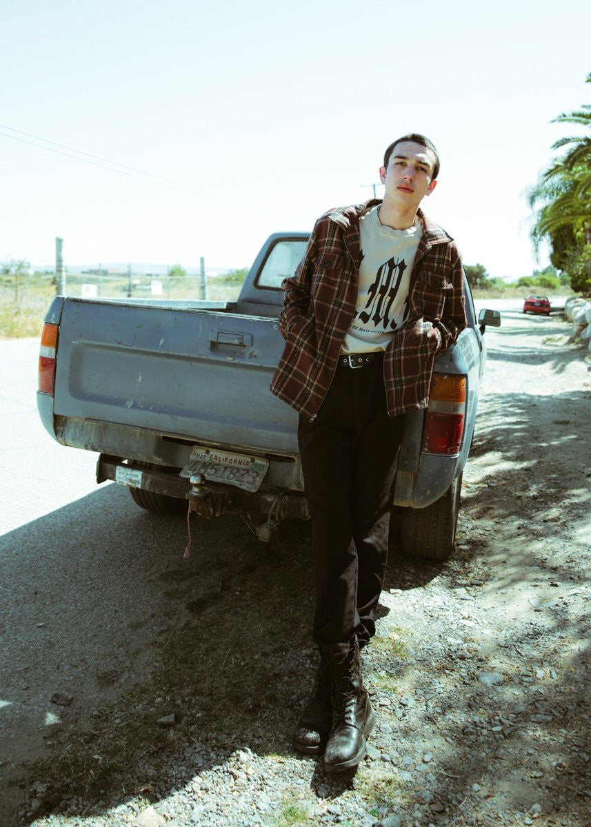 WOOL PLAID JACKET by MENACE