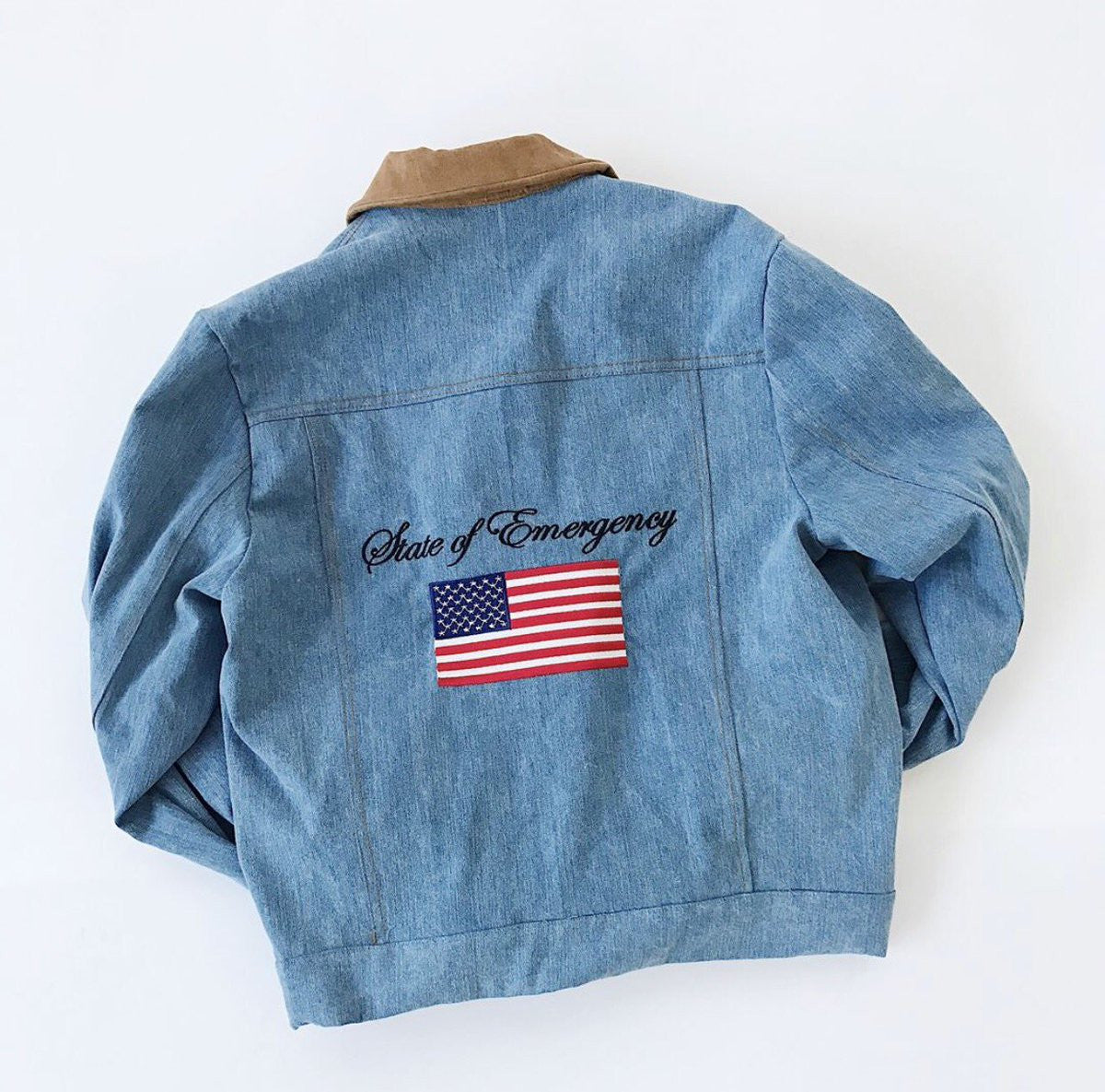 STATE OF EMERGENCY DENIM JACKET by MENACE