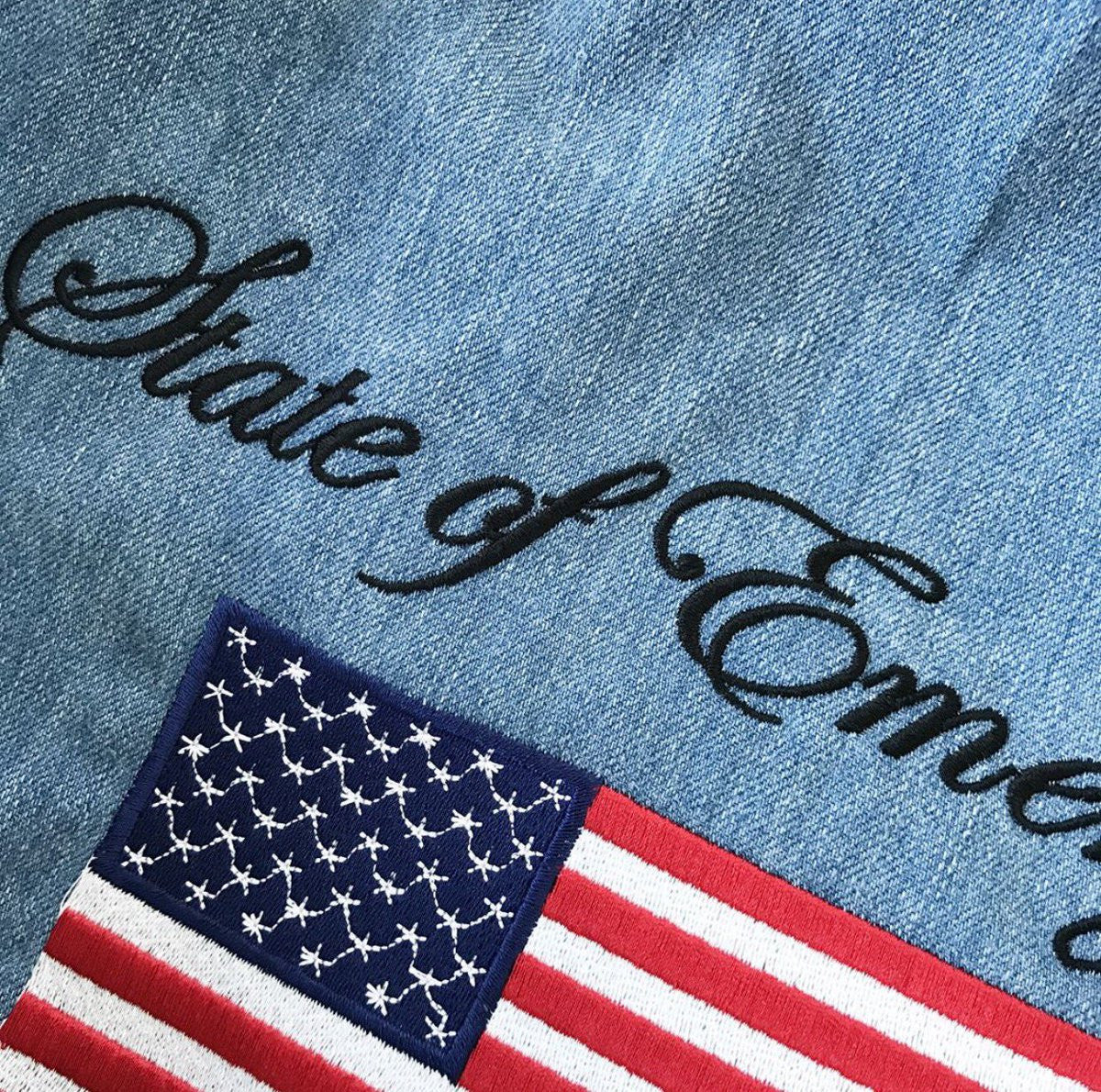 STATE OF EMERGENCY DENIM JACKET by MENACE