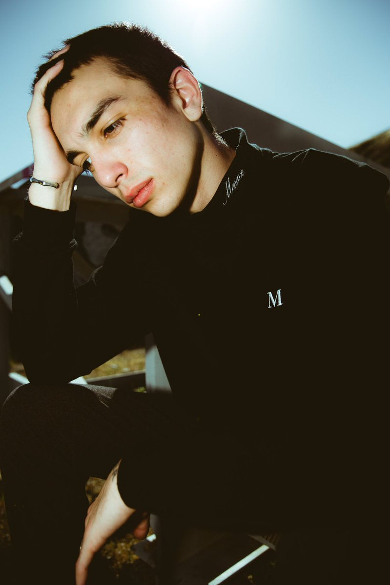 MENACE EMBROIDERED TURTLENECK by MENACE