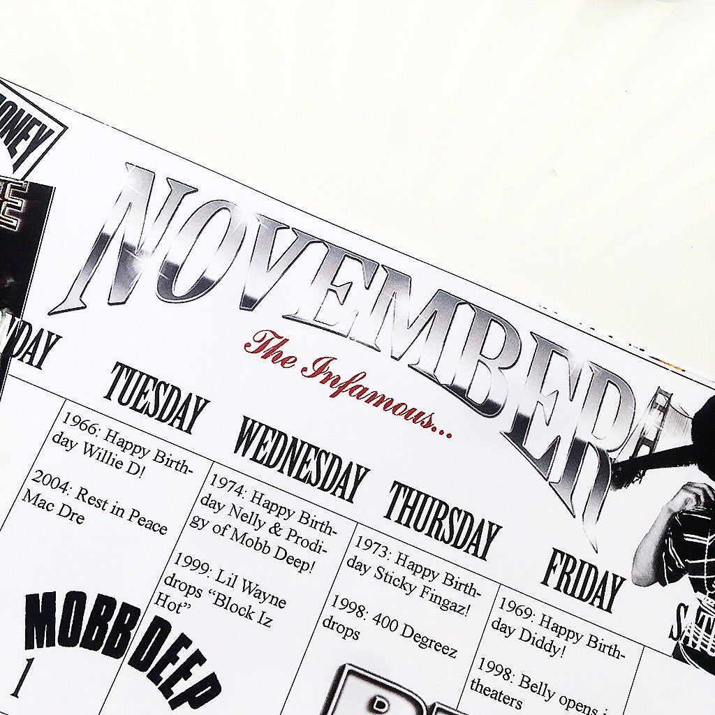 CULTURE CALENDAR by MENACE