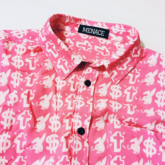VICES BUTTON-UP SHIRT by MENACE