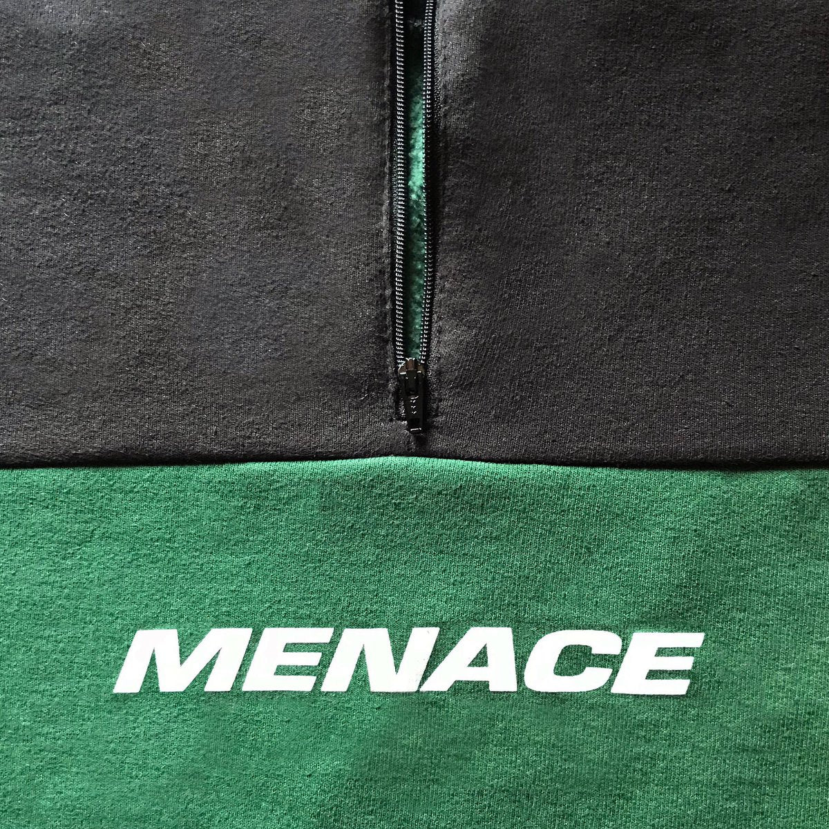 BRUSHED FLEECE HALF-ZIP JACKET by MENACE