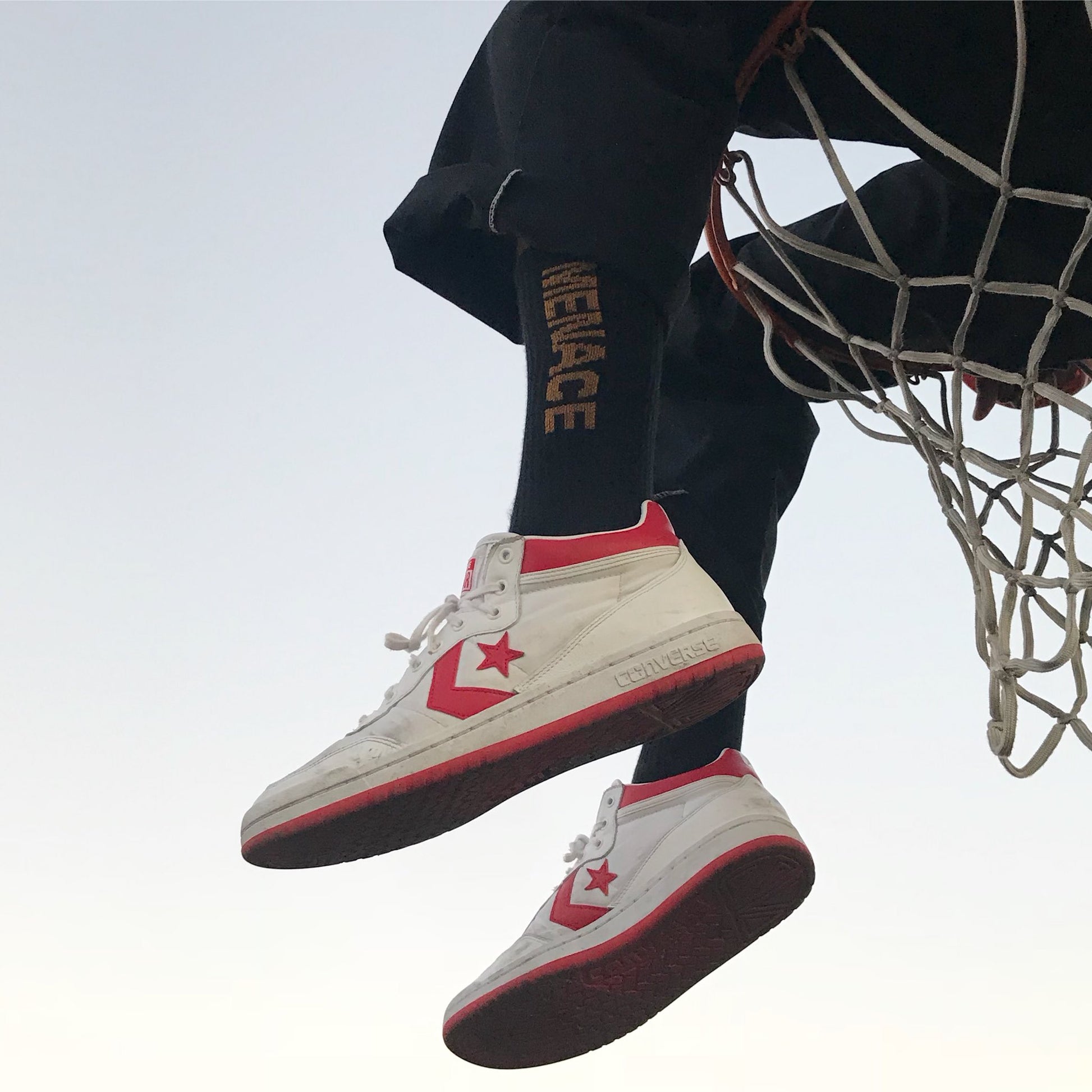 VERTICAL LOGO SOCKS (4 PACK) by MENACE