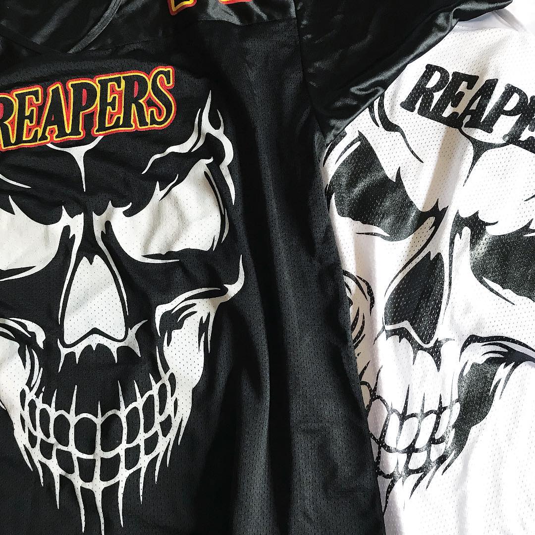 OVERSIZED REAPERS MESH FOOTBALL JERSEY by MENACE