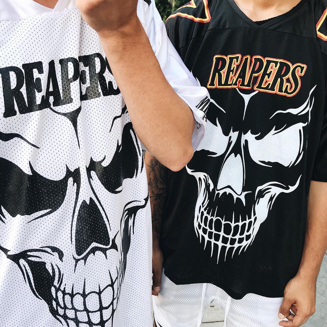 OVERSIZED REAPERS MESH FOOTBALL JERSEY by MENACE