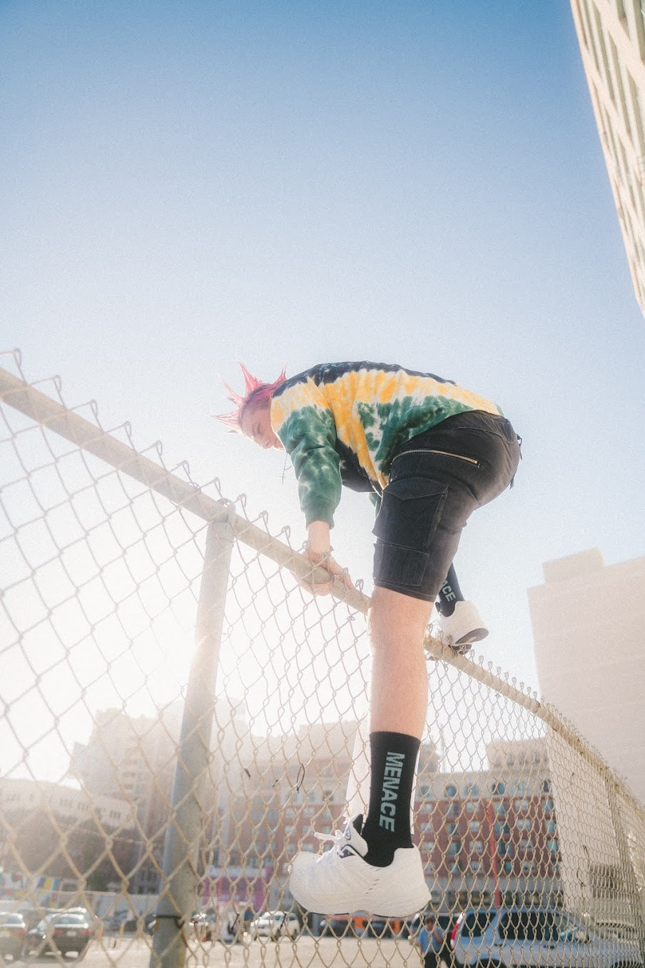 HEALING CENTER TIE-DYE LONGSLEEVE by MENACE