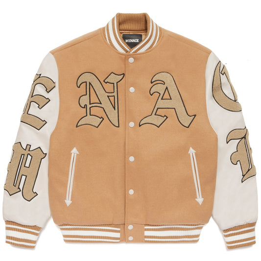 GOD WILLING VARSITY JACKET