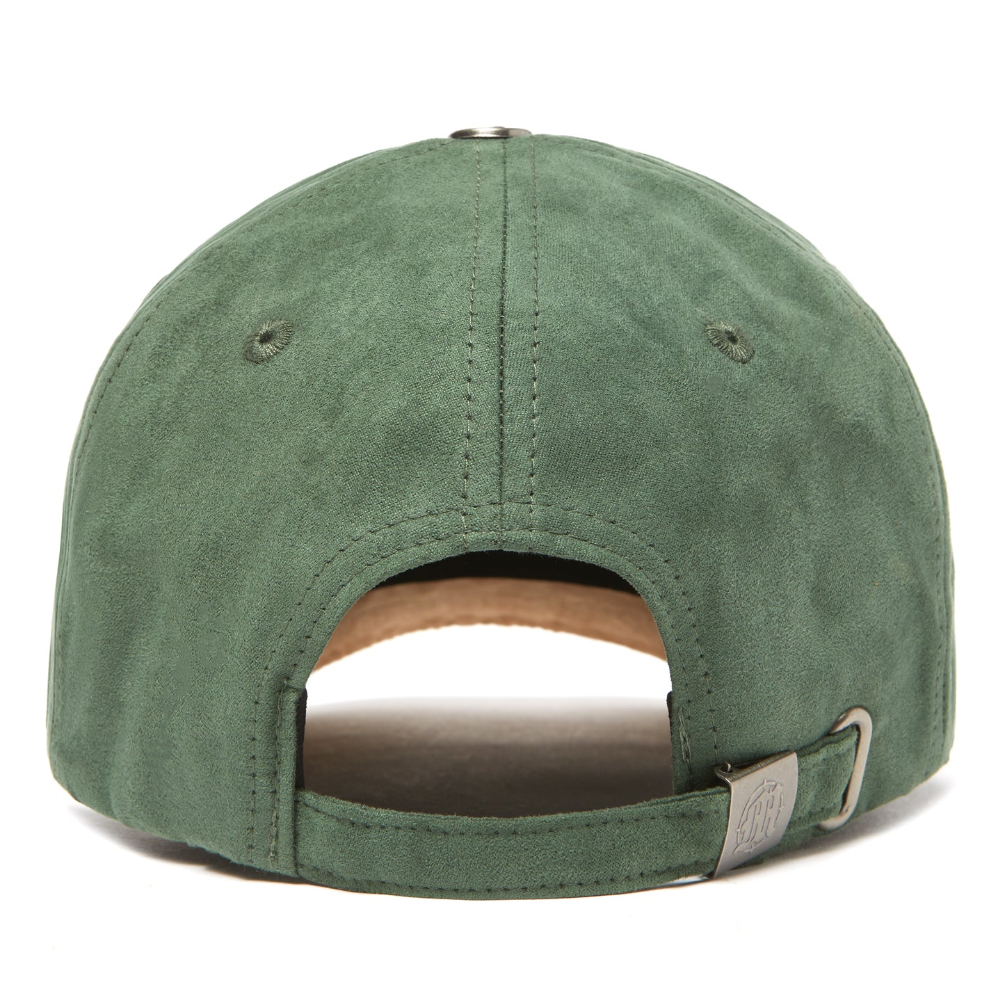 GOD WILLING SUEDE METAL LOGO CAP