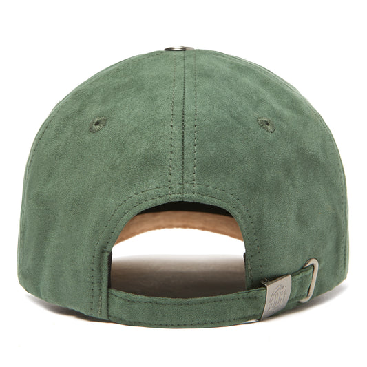 GOD WILLING SUEDE METAL LOGO CAP