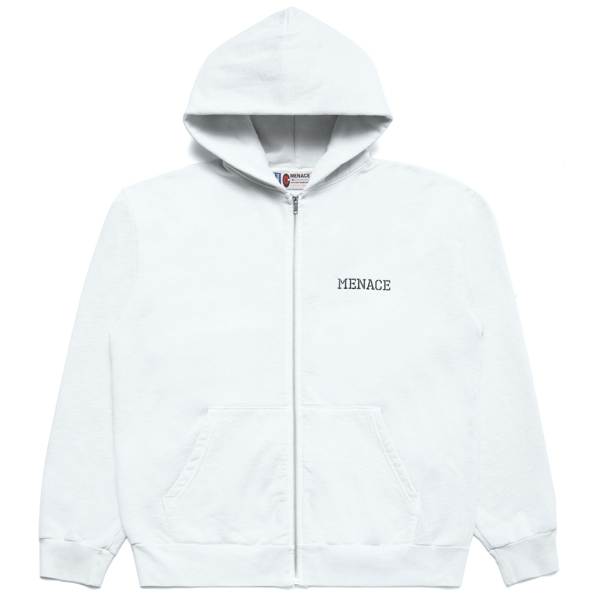 GUN RANGE MEMBER ZIP-UP HOODIE by MENACE
