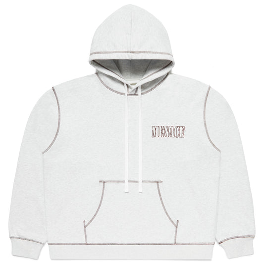 CONTRAST STITCH LOGO HOODIE
