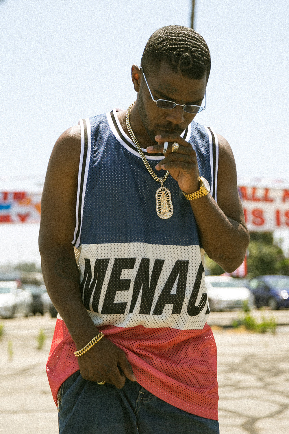 3-TONE BASKETBALL JERSEY by MENACE