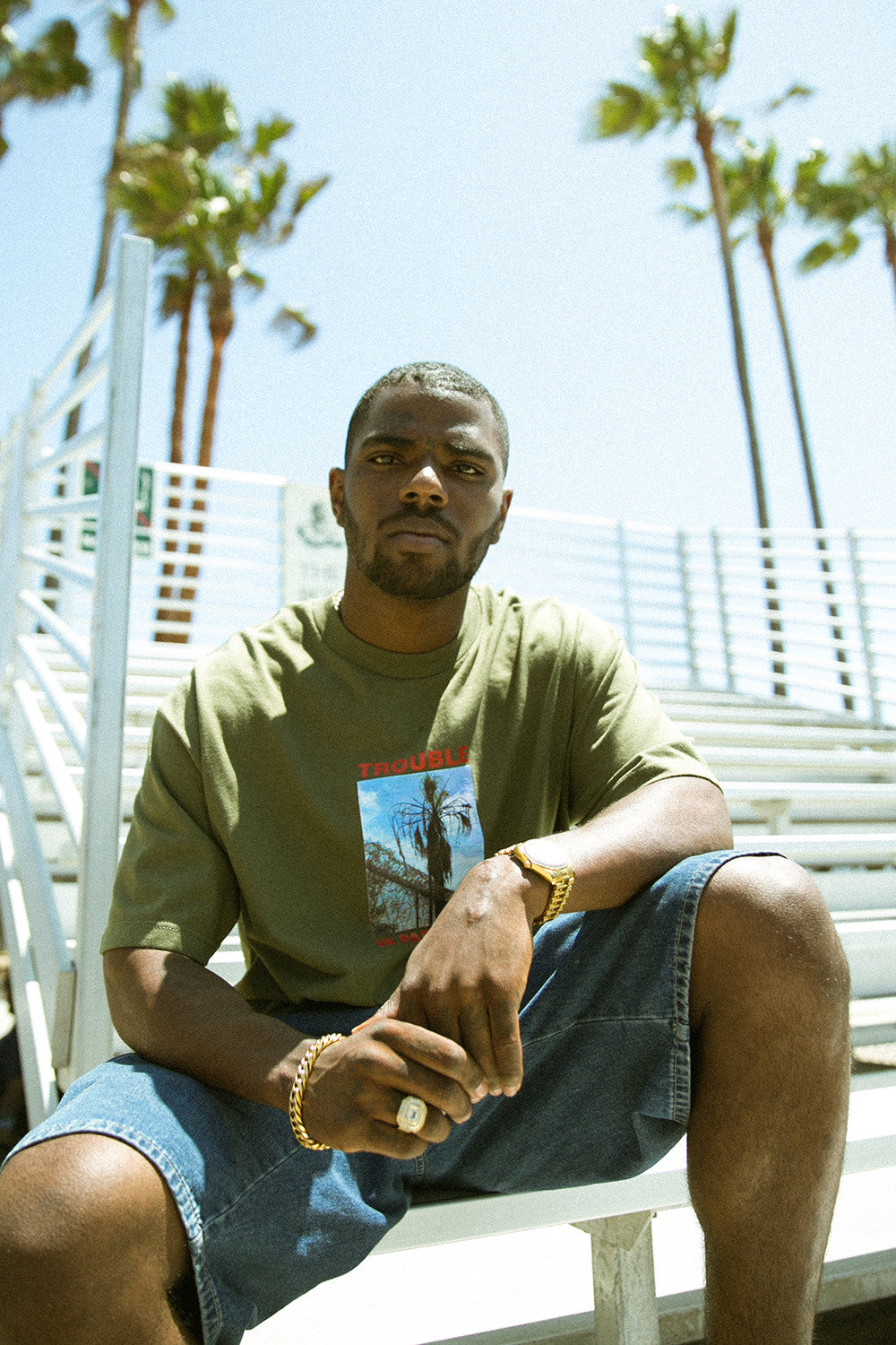 TROUBLE IN PARADISE T-SHIRT by MENACE