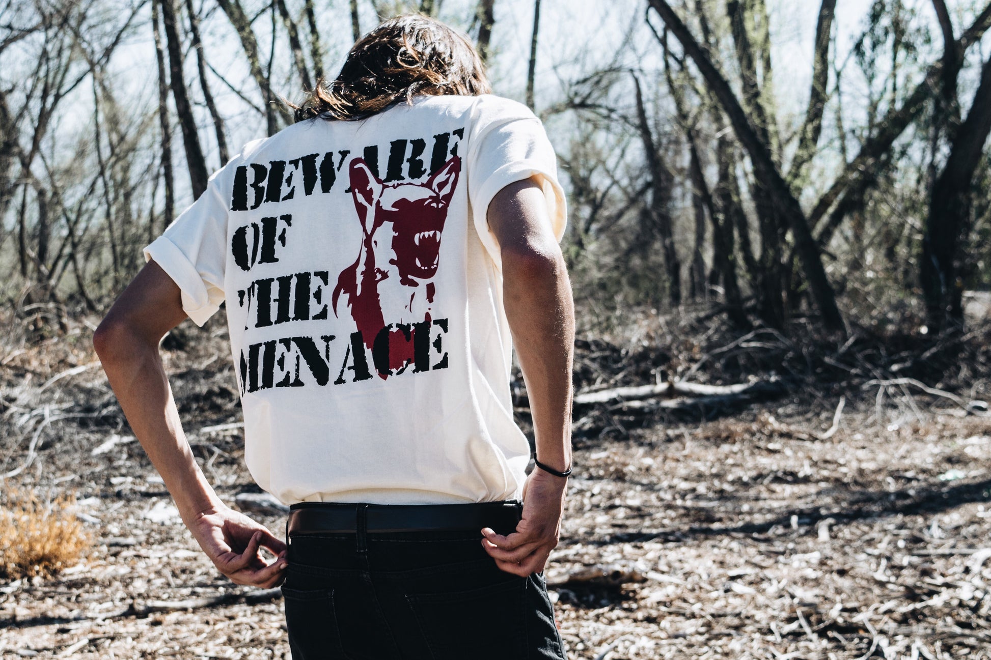 BEWARE OF THE MENACE T-SHIRT by MENACE