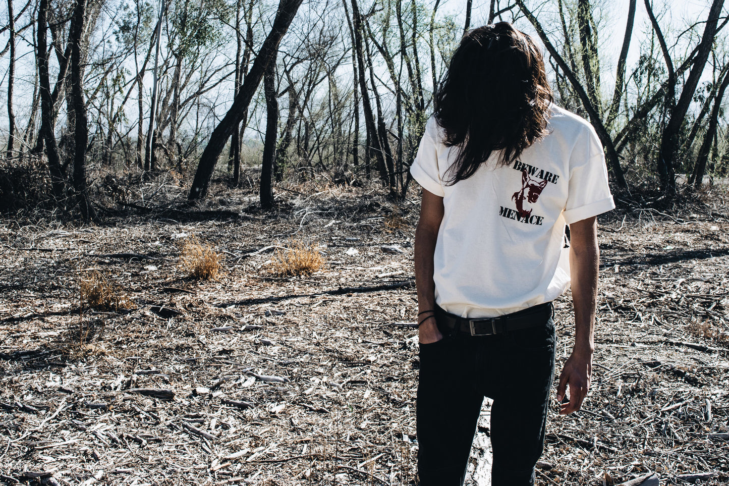 BEWARE OF THE MENACE T-SHIRT by MENACE