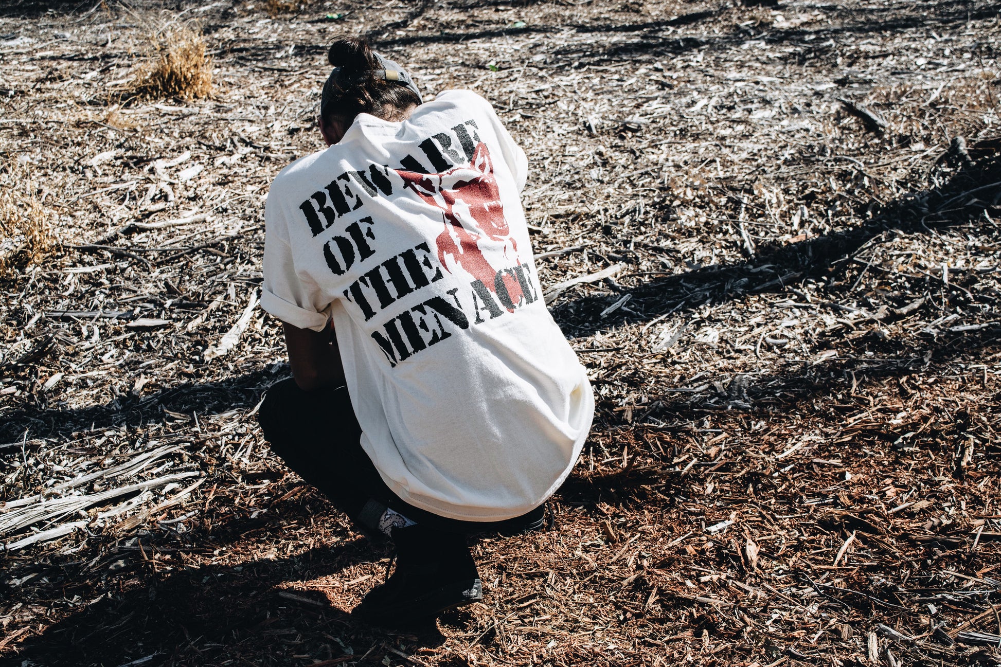 BEWARE OF THE MENACE T-SHIRT by MENACE