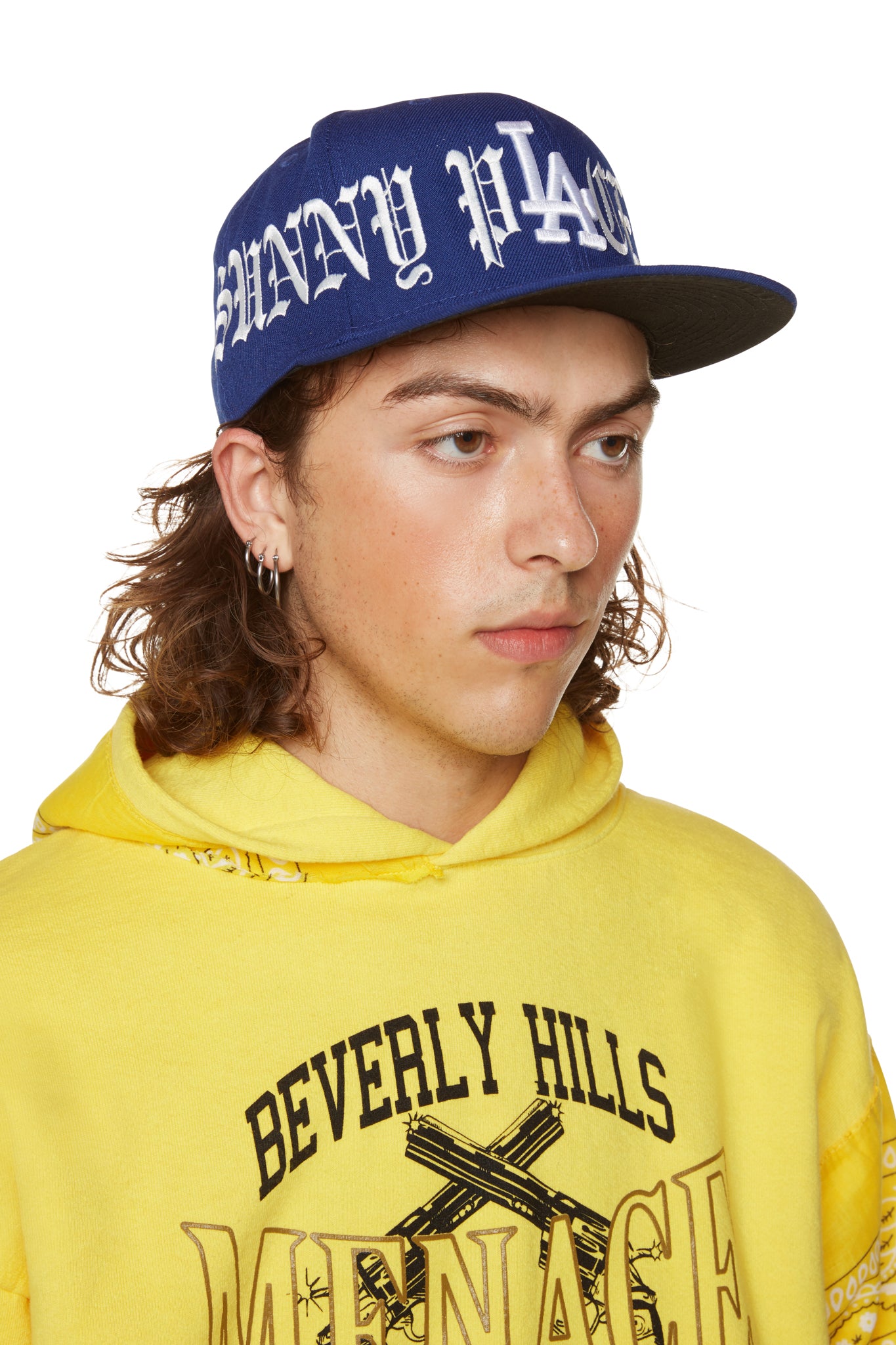 A SUNNY PLACE FOR SHADY PEOPLE FITTED CAP by MENACE