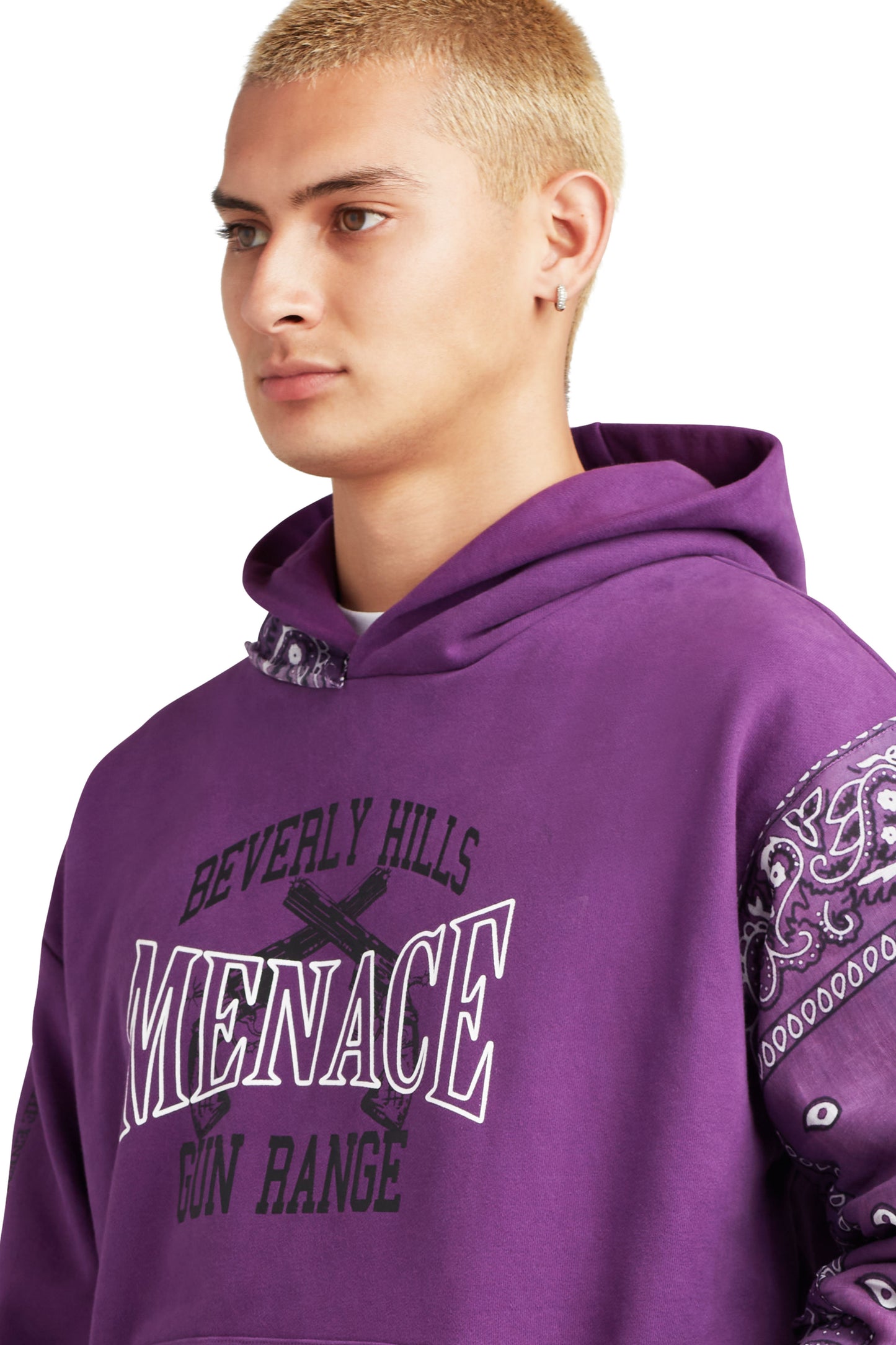 BEVERLY HILLS GUN RANGE HOODIE (BANDANA EDITION) by MENACE