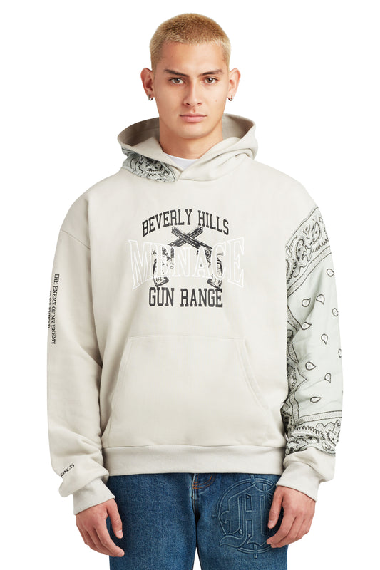 BEVERLY HILLS GUN RANGE HOODIE (BANDANA EDITION) by MENACE