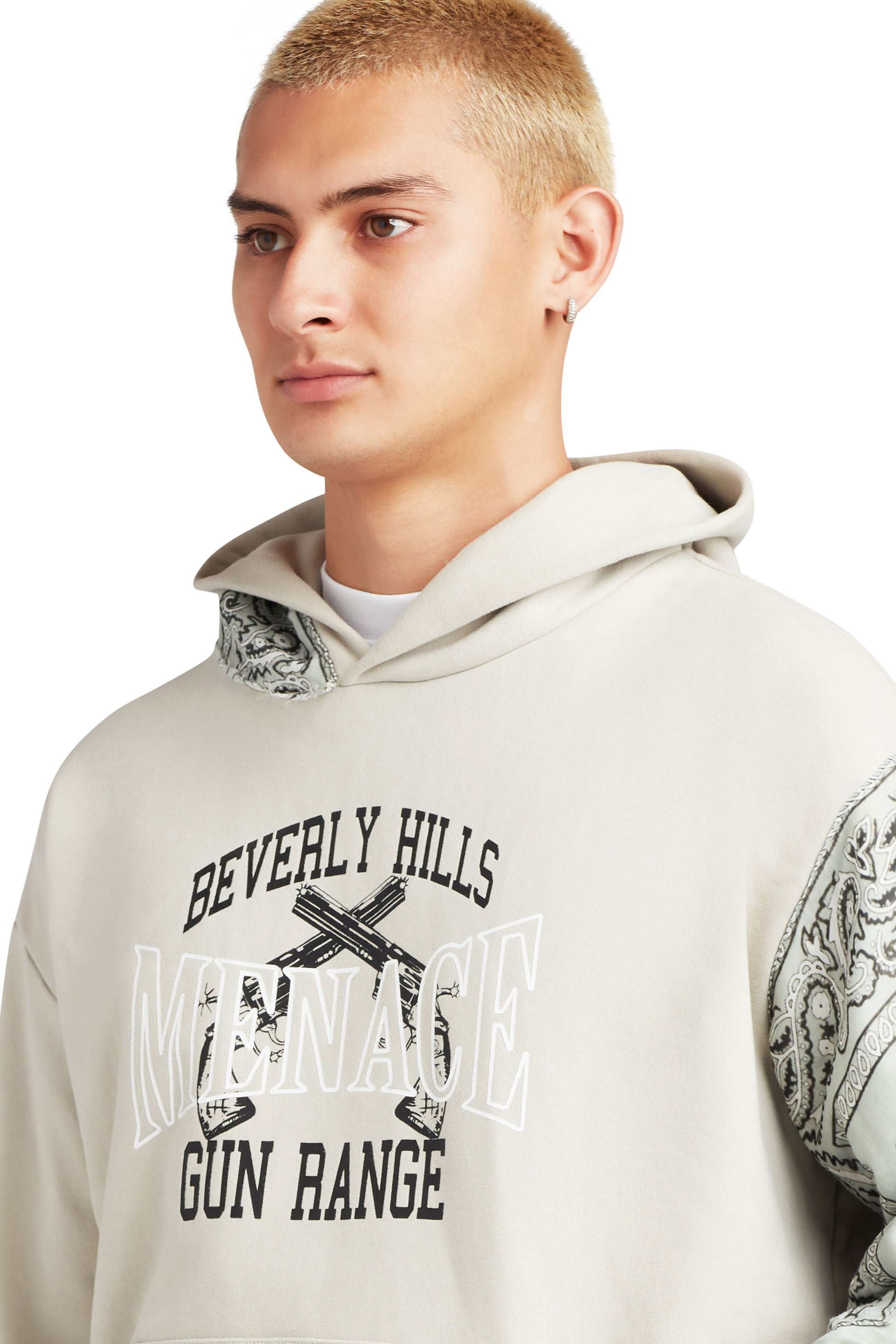 BEVERLY HILLS GUN RANGE HOODIE (BANDANA EDITION) by MENACE