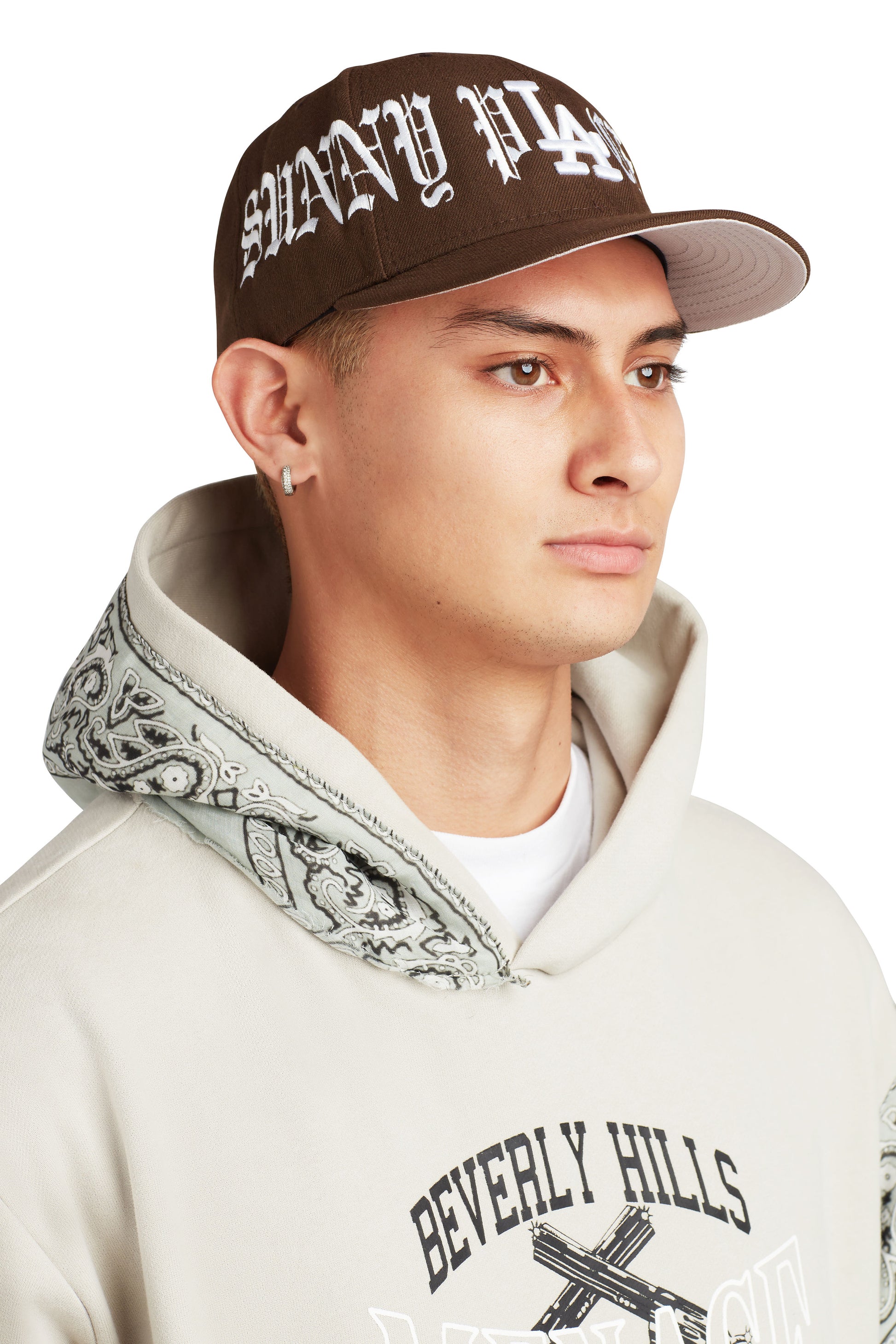 A SUNNY PLACE FOR SHADY PEOPLE FITTED CAP by MENACE