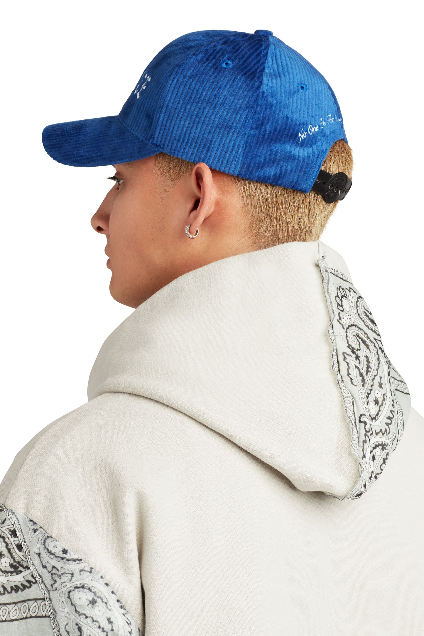 NO ONE IN THE WORLD OWES YOU SHIT CORDUROY LOGO CAP by MENACE