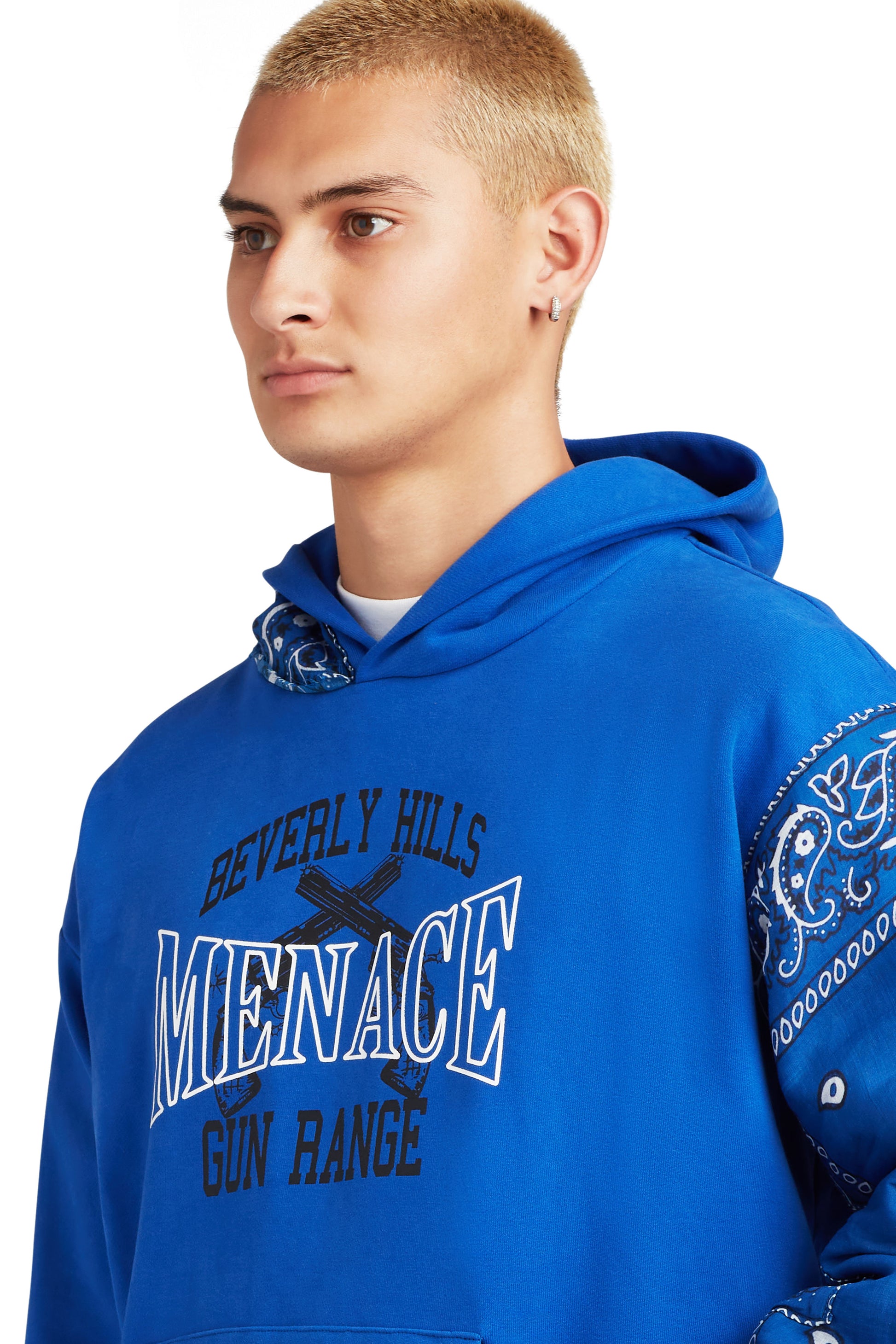 BEVERLY HILLS GUN RANGE HOODIE (BANDANA EDITION) by MENACE