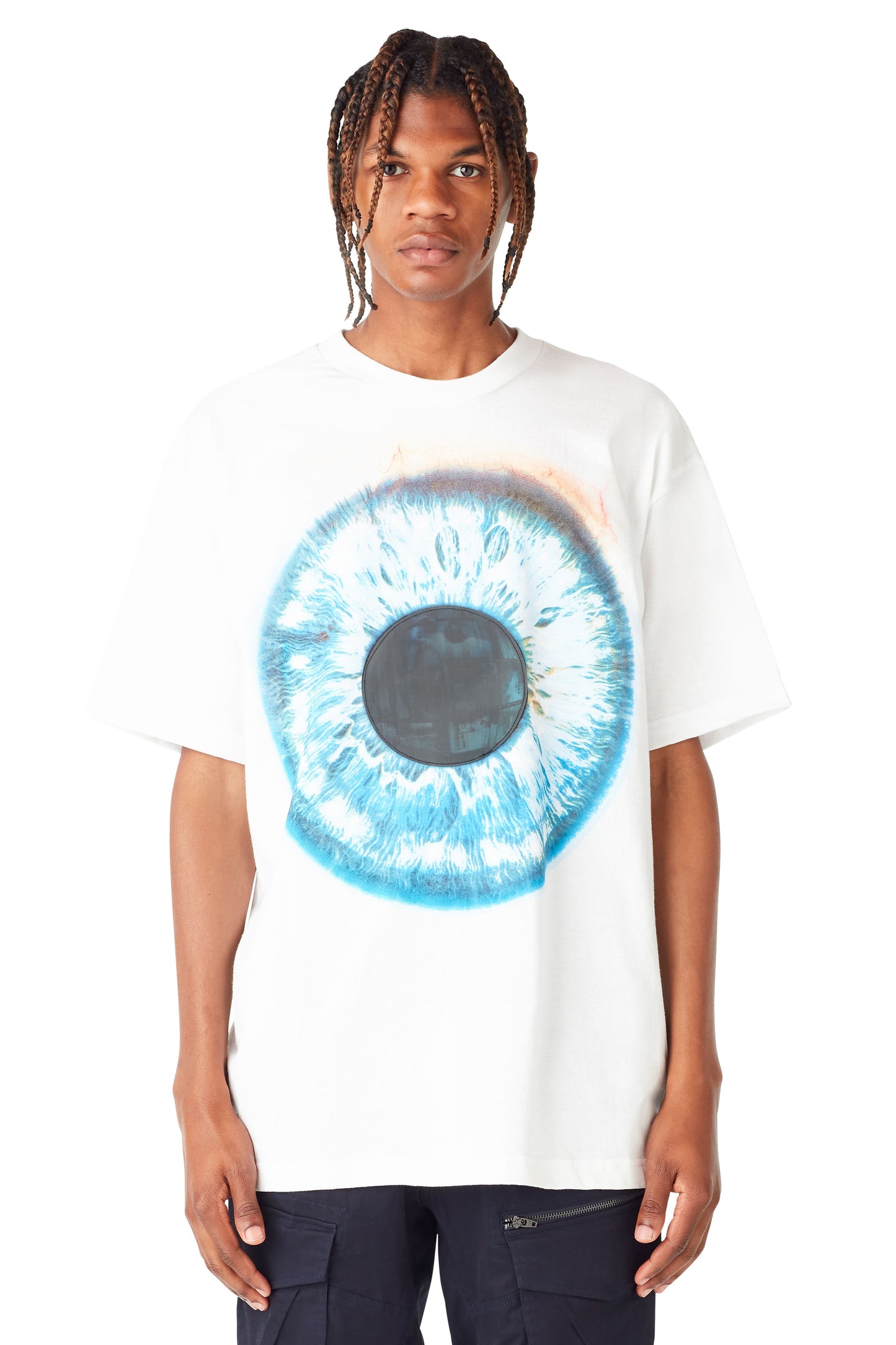 ALL SEEING EYE LENTICULAR PATCH T-SHIRT by MENACE