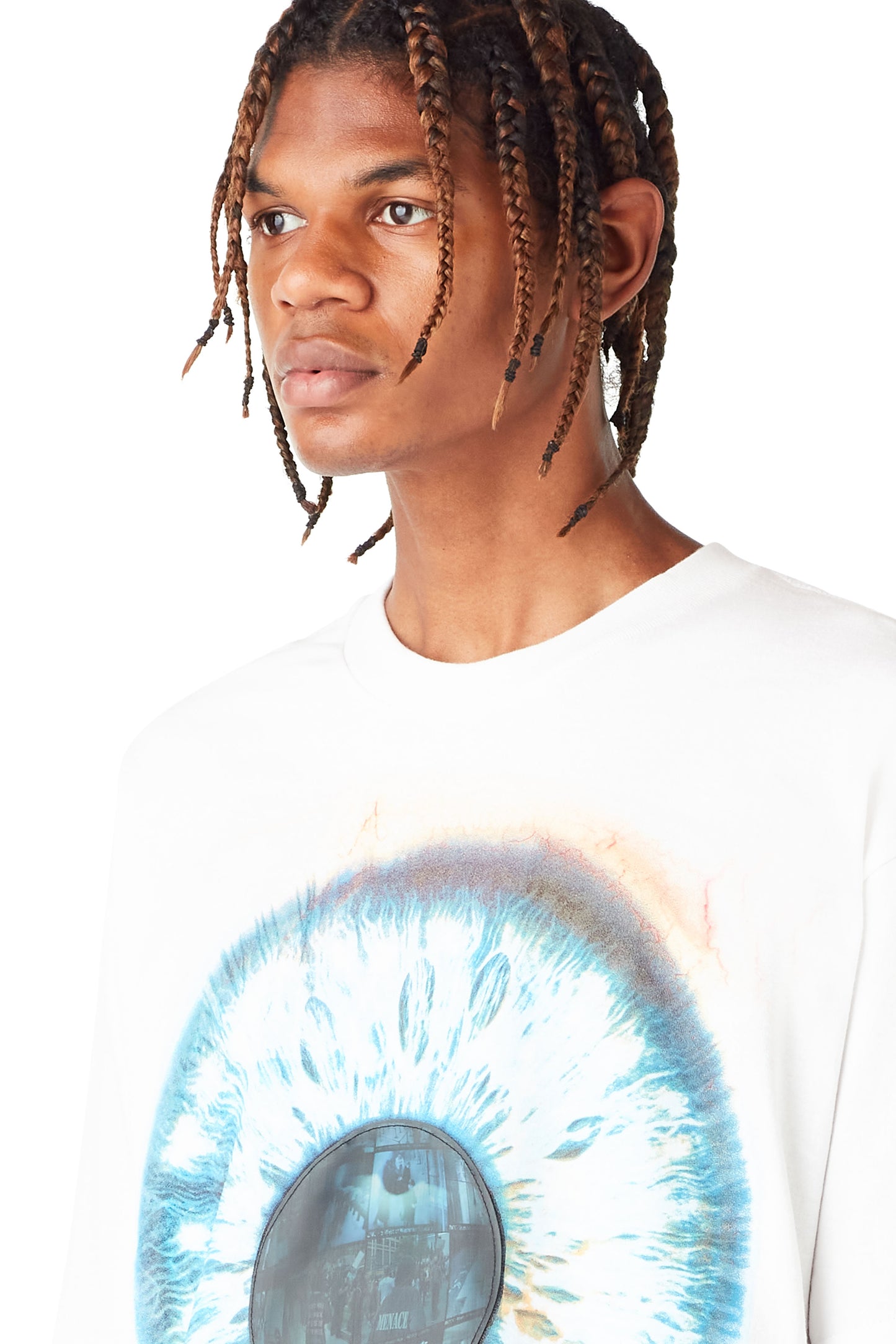 ALL SEEING EYE LENTICULAR PATCH T-SHIRT by MENACE