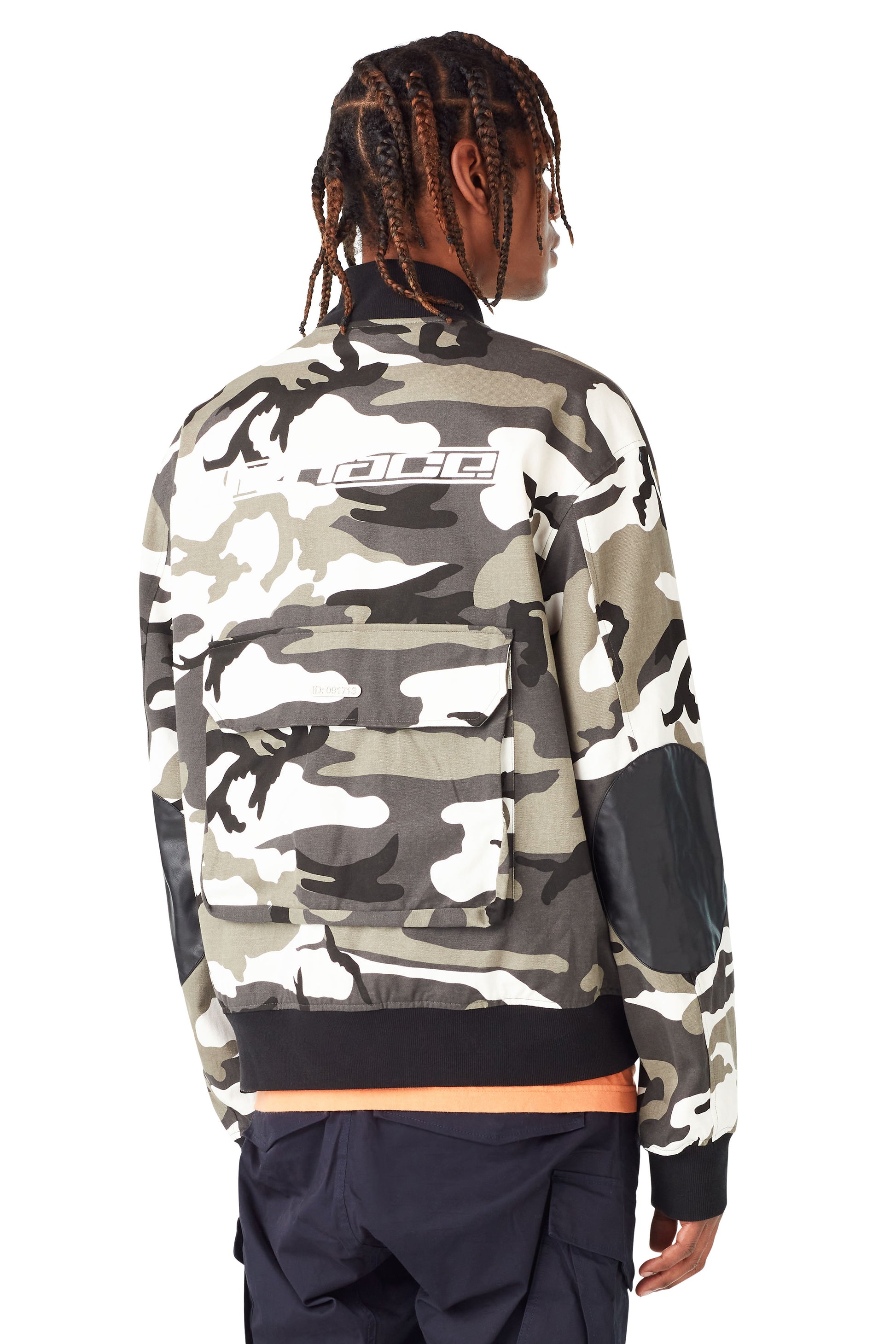 TACTICAL SNOW CAMO BOMBER by MENACE