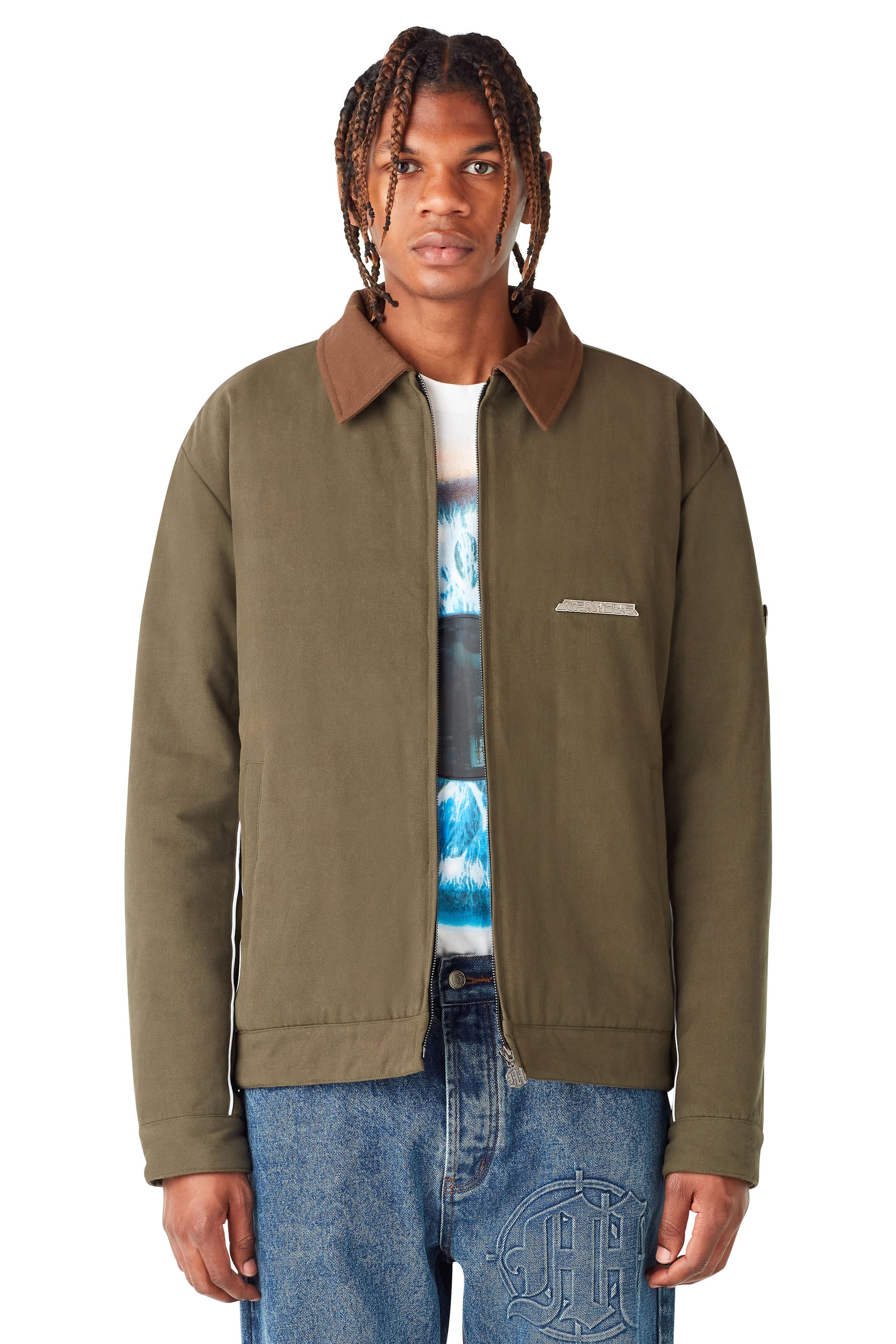 MENACE CORP TWO-TONE WORK JACKET by MENACE