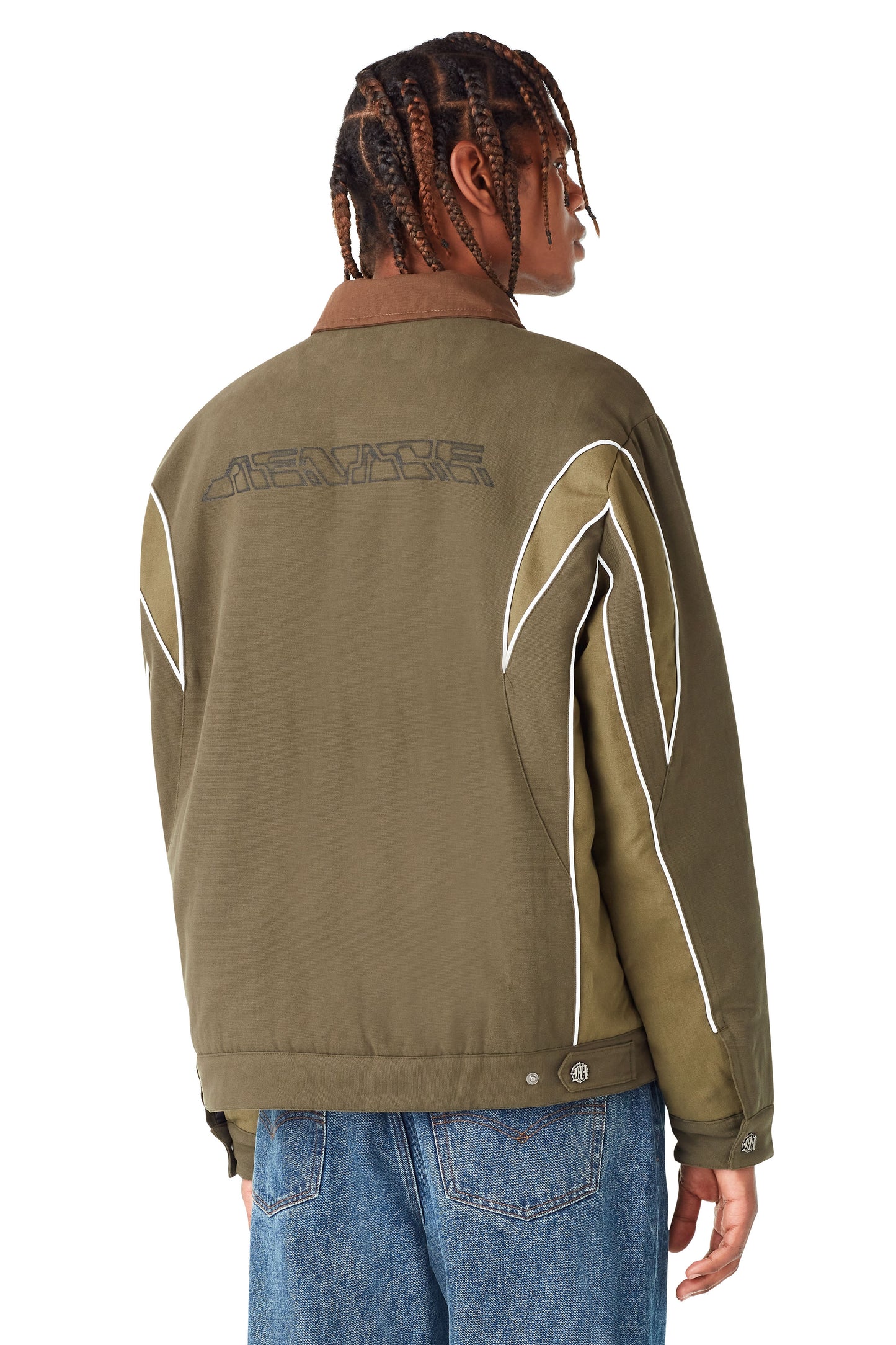MENACE CORP TWO-TONE WORK JACKET by MENACE