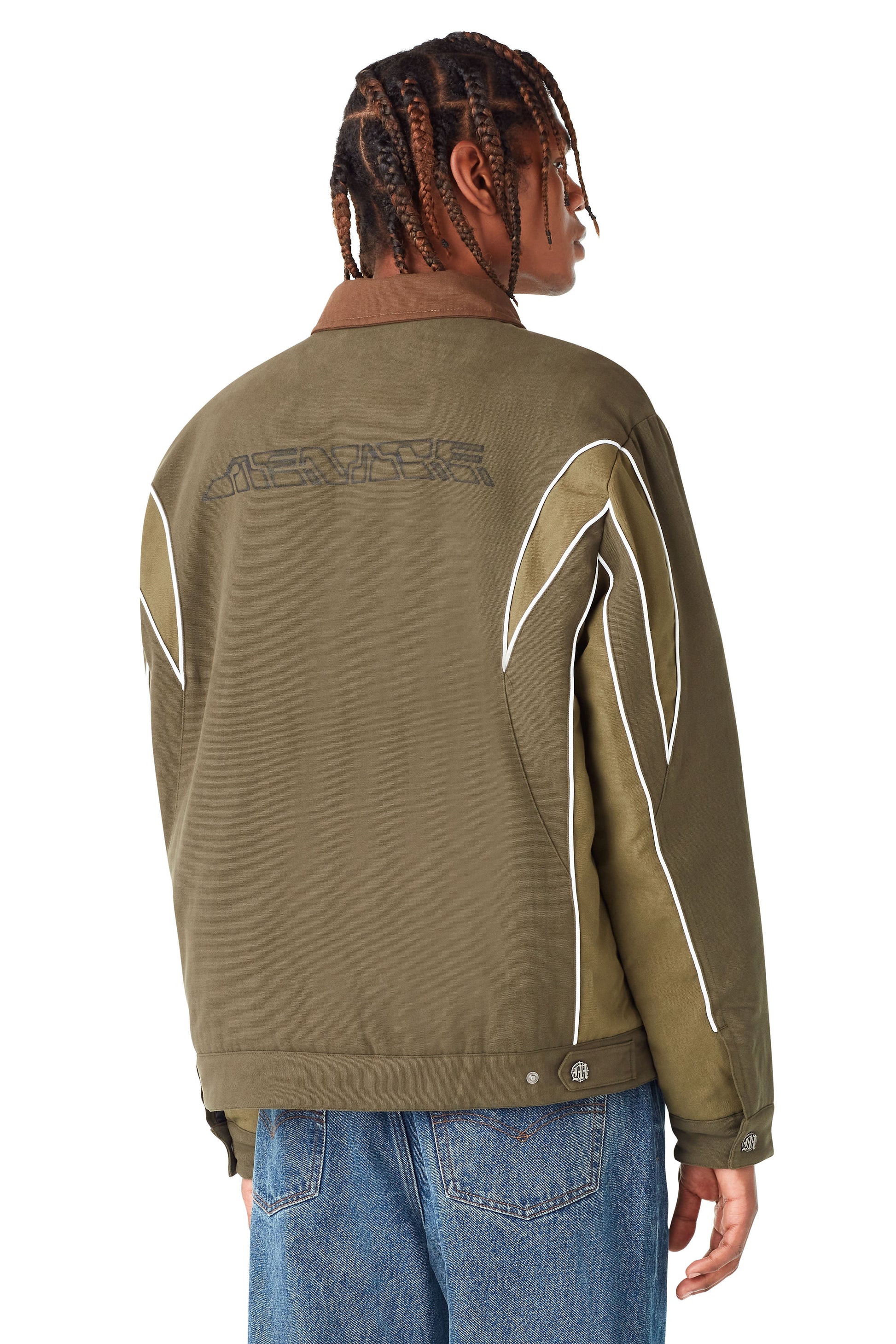 MENACE CORP TWO-TONE WORK JACKET by MENACE