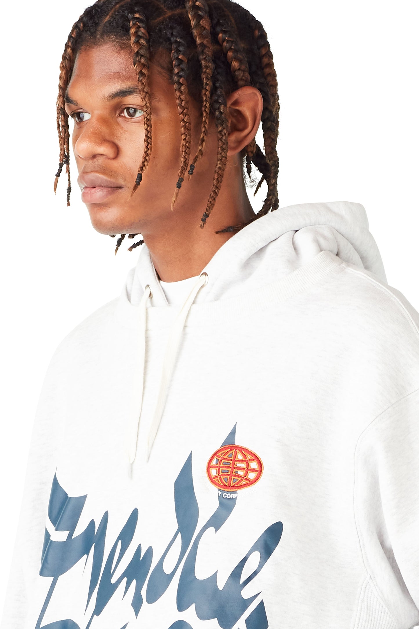 MENACE CORPORATION HEAVYWEIGHT FLEECE SCRIPT HOODIE by MENACE