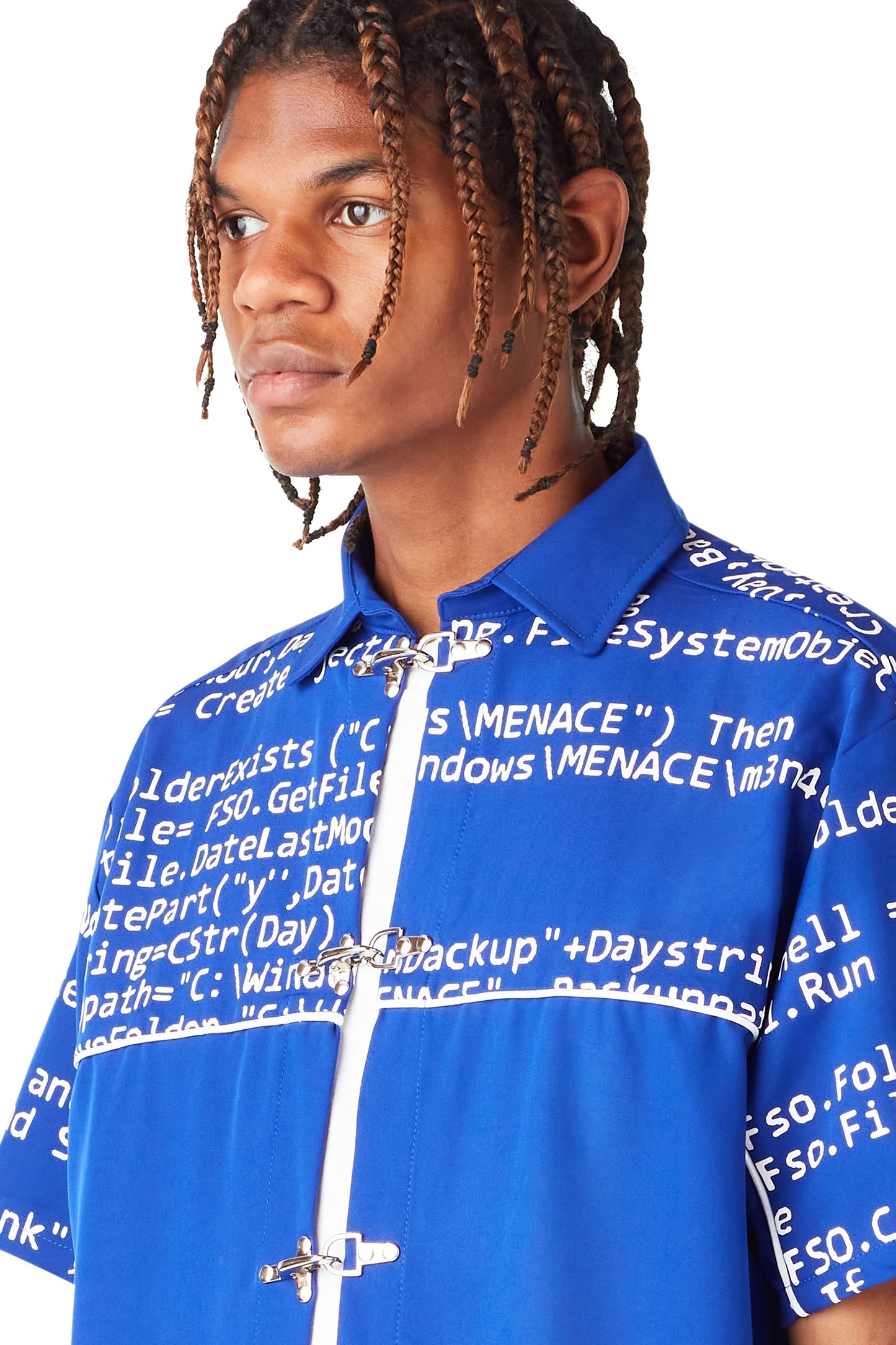 VIRUS CLASP-CLOSURE SHIRT by MENACE