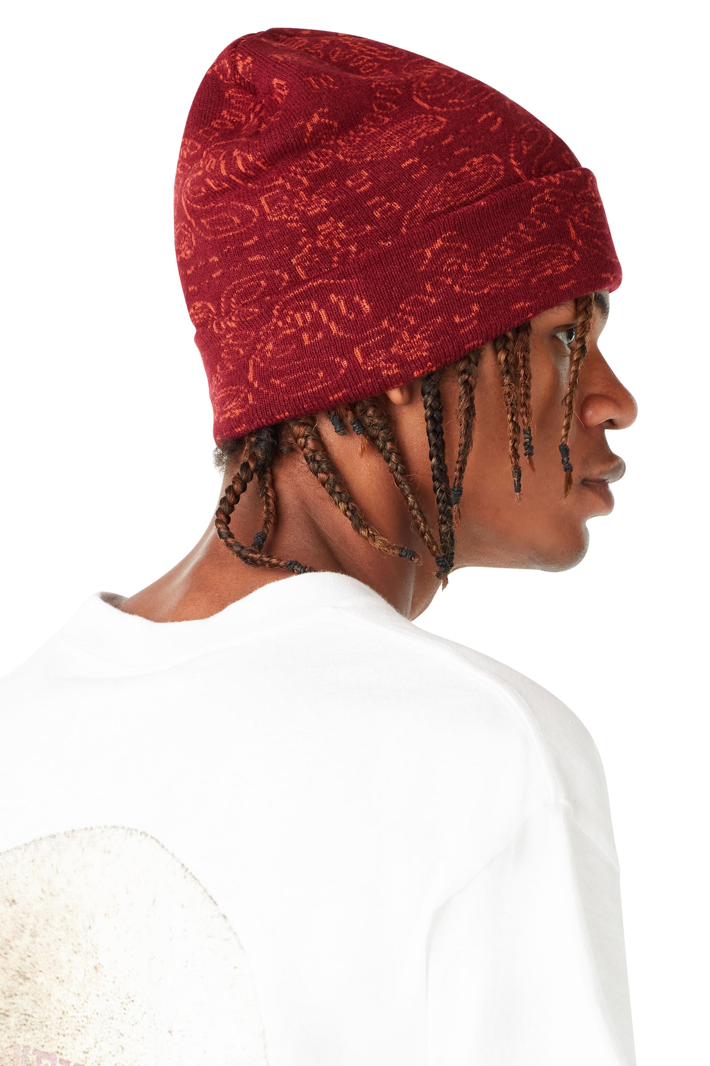 PAISLEY JACQUARD BEANIE by MENACE