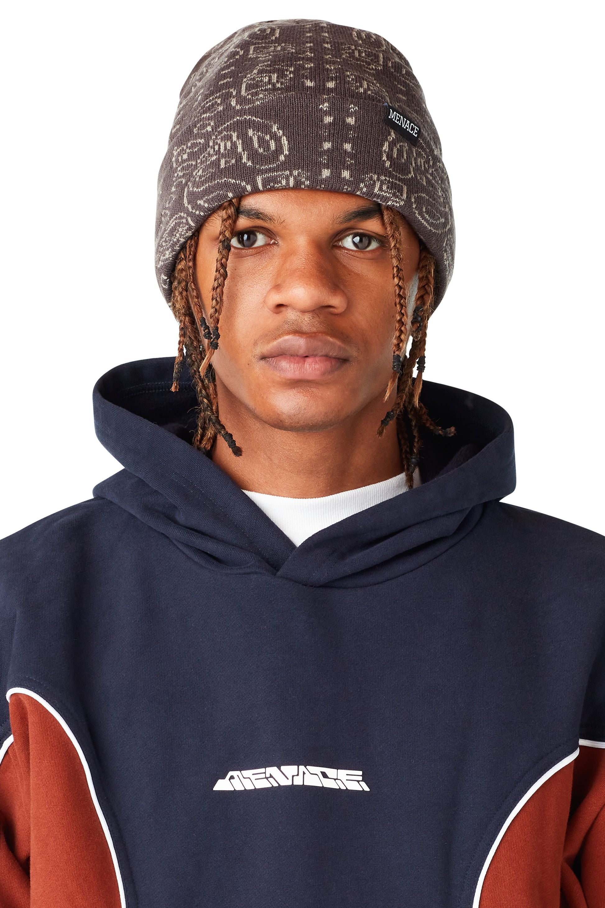 PAISLEY JACQUARD BEANIE by MENACE