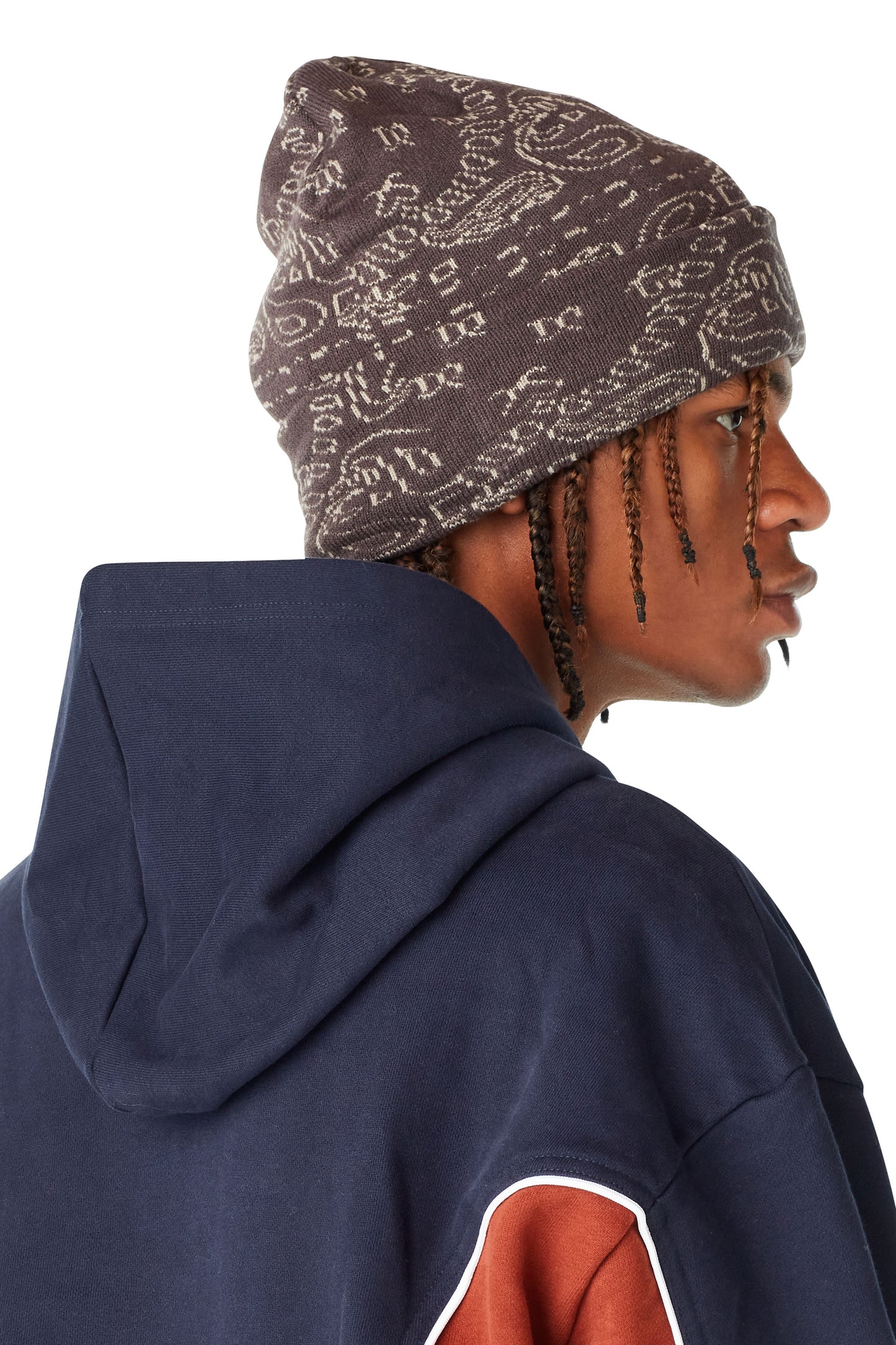 PAISLEY JACQUARD BEANIE by MENACE