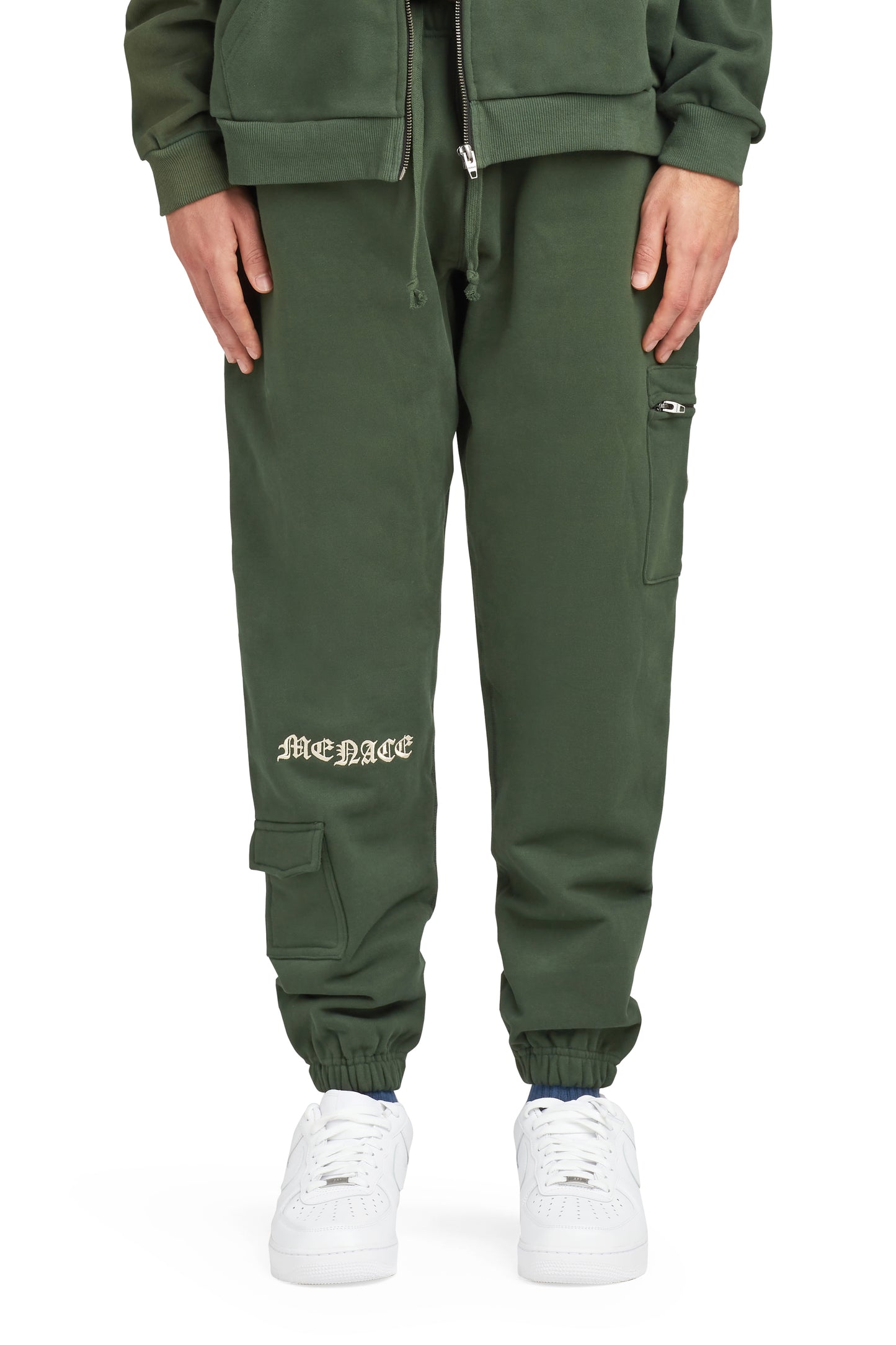 EMBOSSED CARGO SWEATPANTS by MENACE