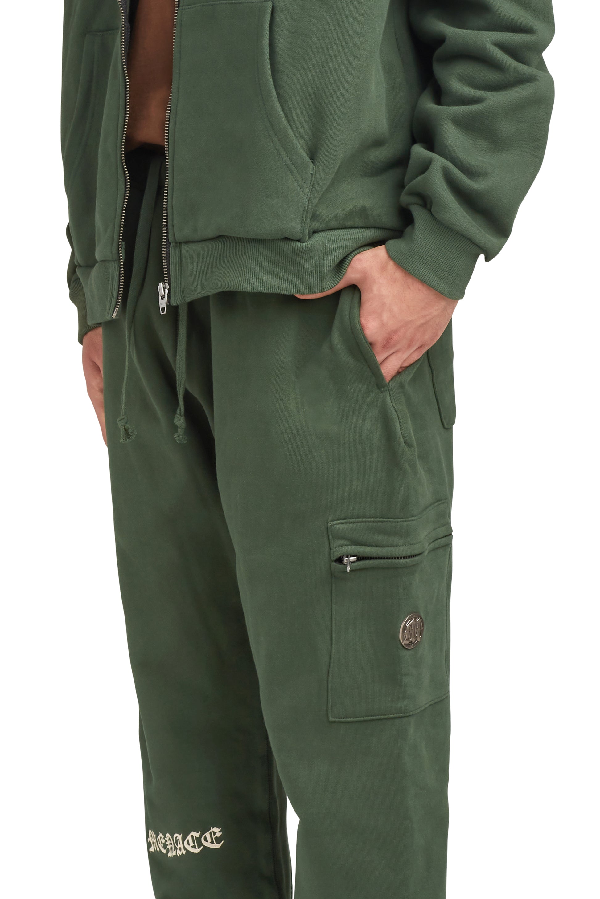 EMBOSSED CARGO SWEATPANTS by MENACE